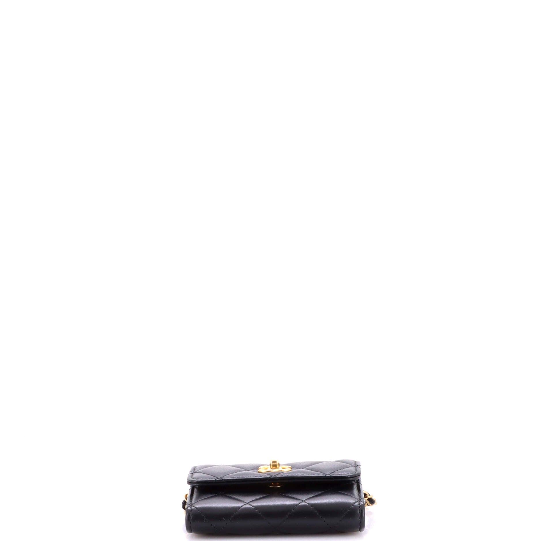 Chanel Pearl Crush Card Holder with Chain Size ONE SIZE - 5 Thumbnail