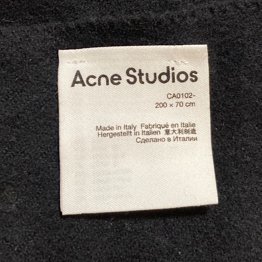 Acne Studios Acne Studios Acne Studios Wool Large Fringe Scarf Textile Scarf DUTY FREE for USA Size ONE SIZE - 4 Thumbnail