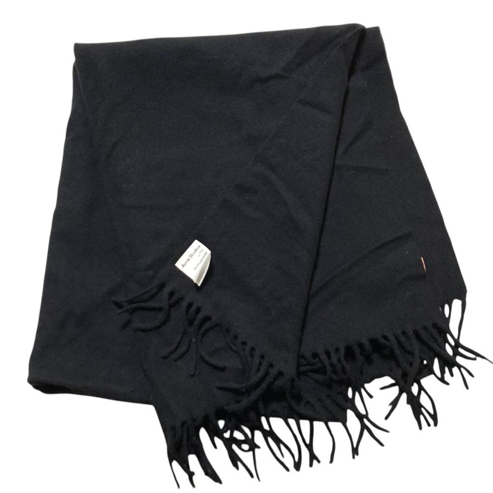 Acne Studios Acne Studios Acne Studios Wool Large Fringe Scarf Textile Scarf DUTY FREE for USA Size ONE SIZE - 2 Thumbnail