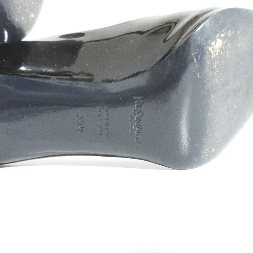 Yves Saint Laurent Yves Saint Laurent Yves Saint Laurent rive gauche Patent Leather Almond Toe Pumps Leather Shoes DUTY FREE for USA Size ONE SIZE - 8 Thumbnail