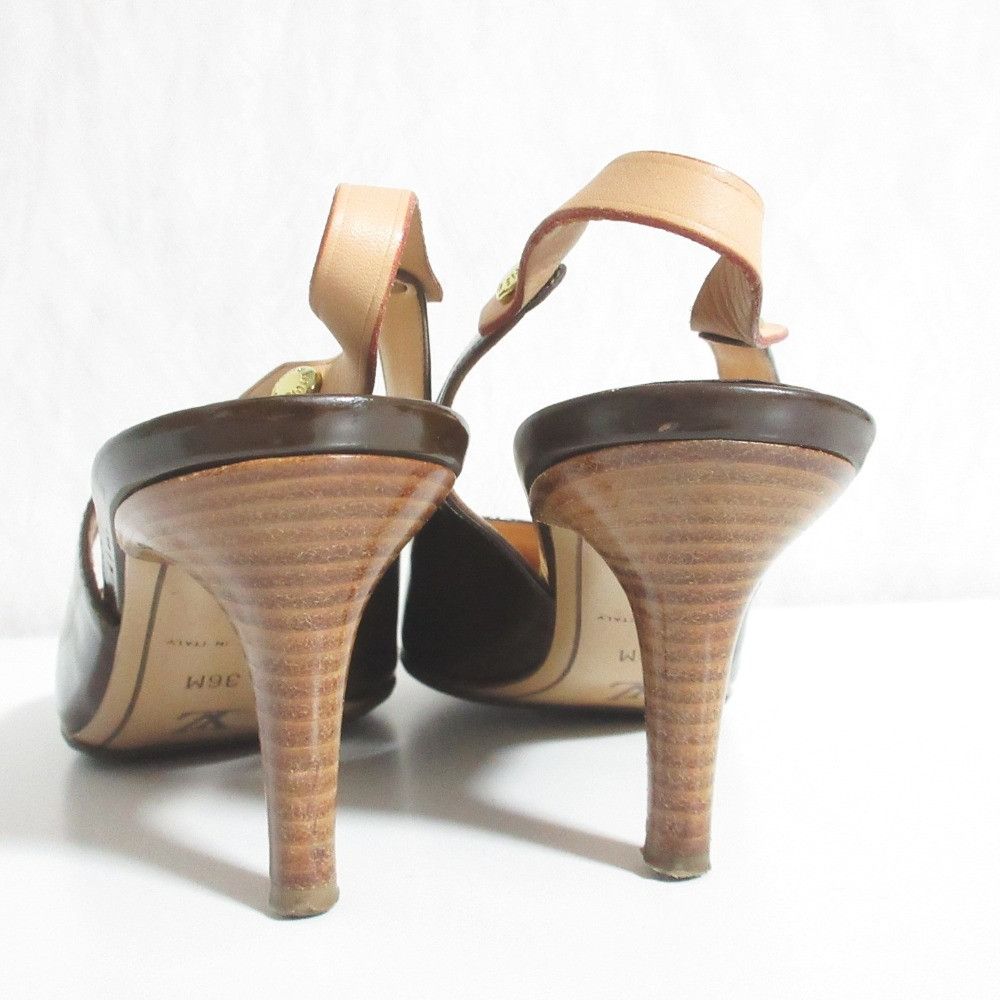 Louis Vuitton Louis Vuitton Louis Vuitton Monogram Patent Leather Slingback Pumps Textile Shoes DUTY FREE for USA Size ONE SIZE - 3 Thumbnail