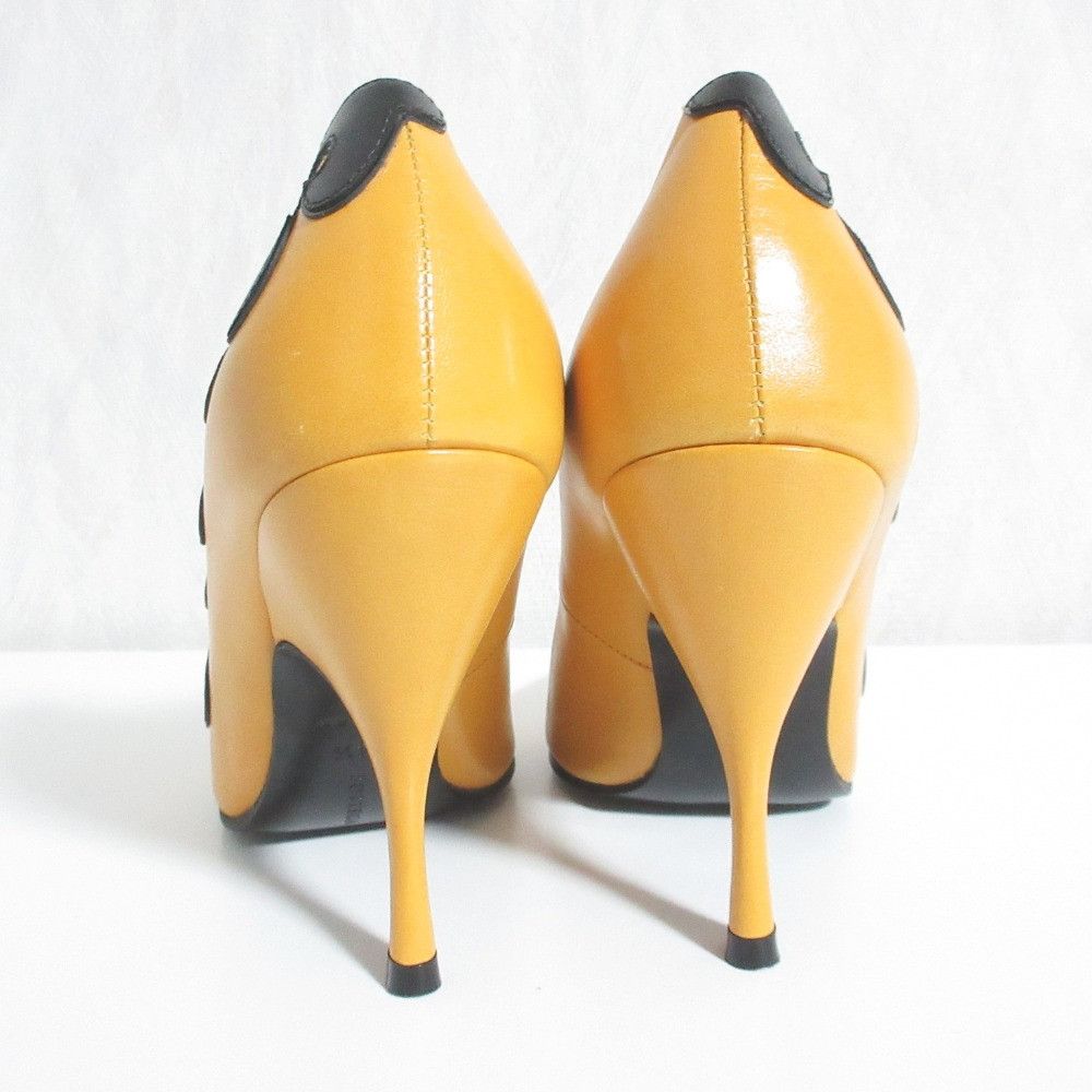 Bottega Veneta Bottega Veneta Bottega Veneta Side Design Leather Pumps Leather Shoes DUTY FREE for USA Size ONE SIZE - 5 Thumbnail