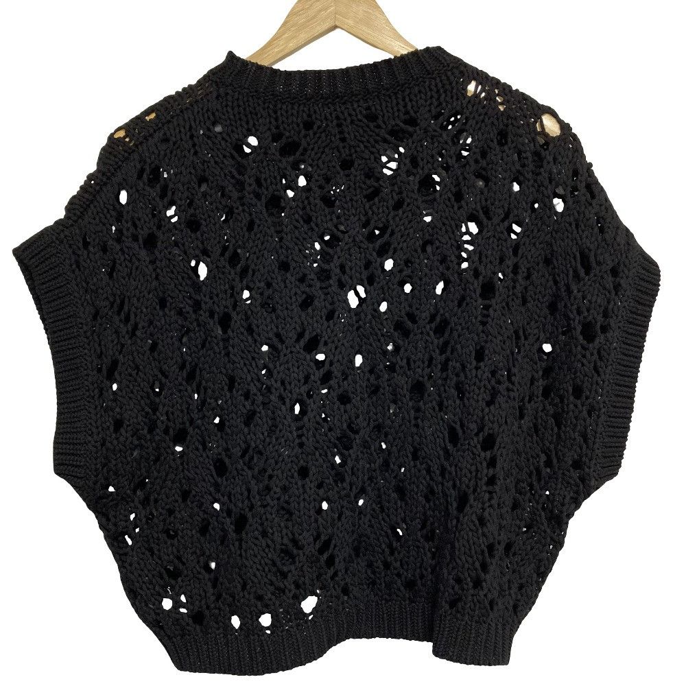 Brunello Cucinelli Brunello Cucinelli Brunello Cucinelli Crochet Knit Top Textile Tops DUTY FREE for USA Size ONE SIZE - 2 Thumbnail
