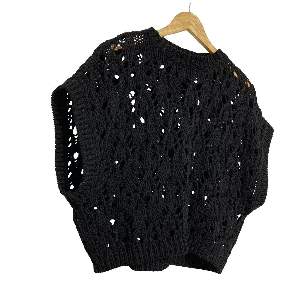 Brunello Cucinelli Brunello Cucinelli Brunello Cucinelli Crochet Knit Top Textile Tops DUTY FREE for USA Size ONE SIZE - 3 Thumbnail