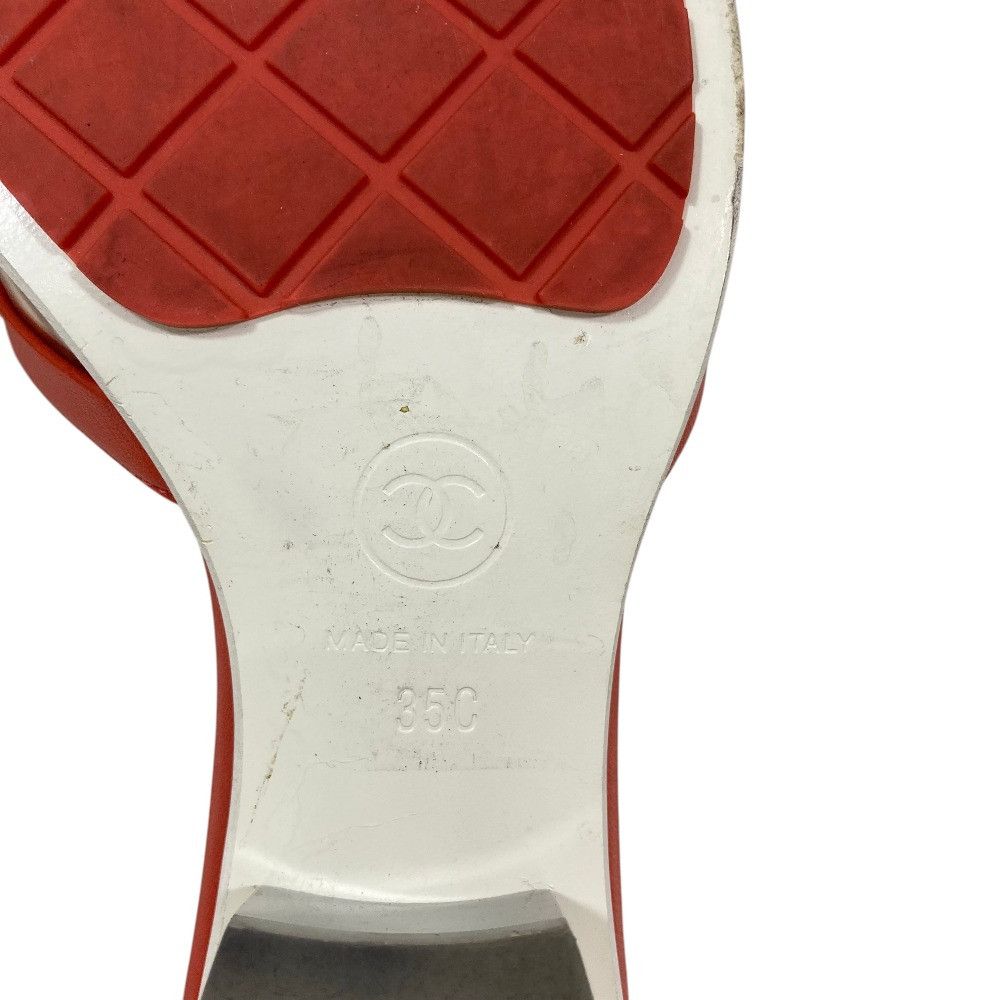 Chanel Chanel Chanel Coco Mark Leather PVC Mule Plastic / Synthetic Shoes G34849 DUTY FREE for USA Size ONE SIZE - 10 Thumbnail