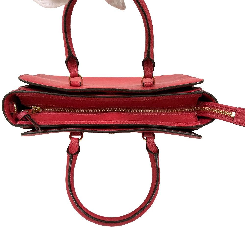 Tory Burch Tory Burch Tory Burch Saffiano Leather 2way Handbag Leather Handbag DUTY FREE for USA Size ONE SIZE - 4 Thumbnail