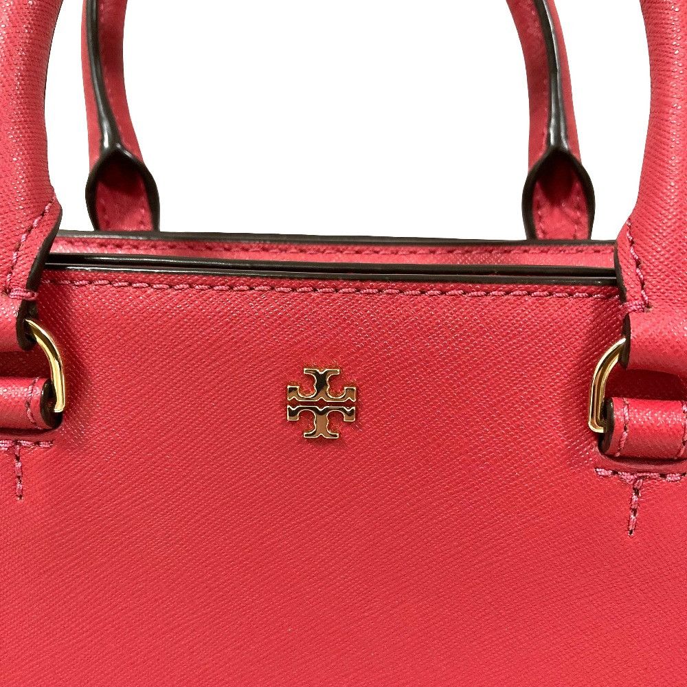 Tory Burch Tory Burch Tory Burch Saffiano Leather 2way Handbag Leather Handbag DUTY FREE for USA Size ONE SIZE - 10 Thumbnail