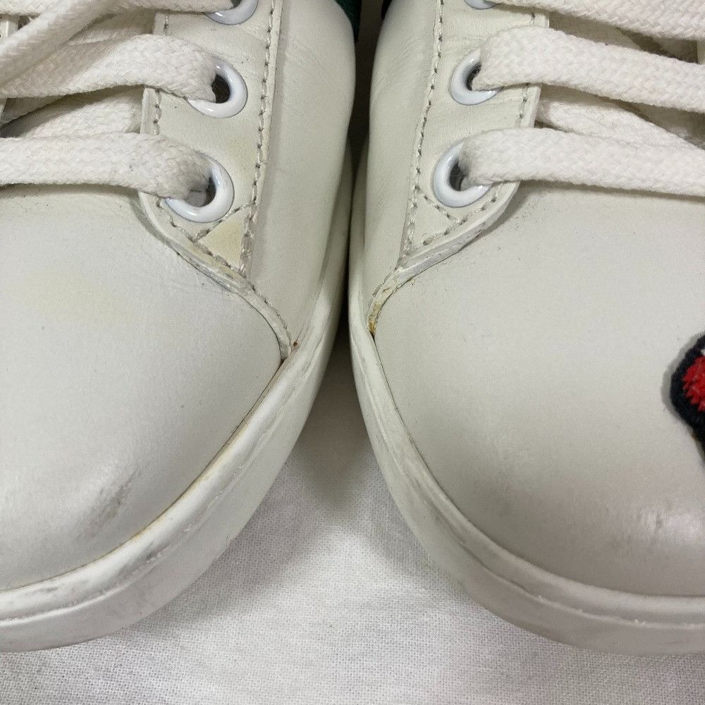 Gucci Gucci Gucci Ace Embroidery Low Sneaker Leather Shoes 431917 DUTY FREE for USA Size ONE SIZE - 11 Thumbnail