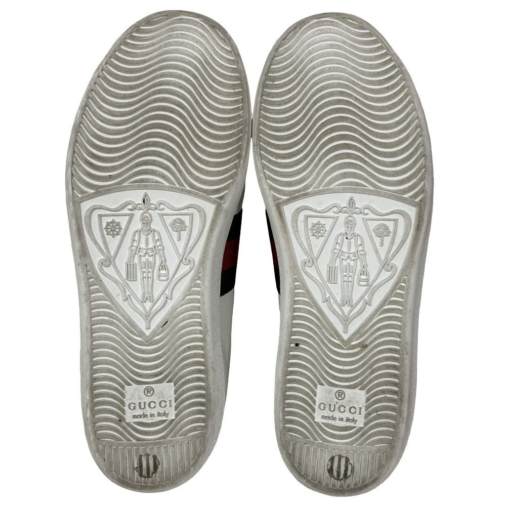 Gucci Gucci Gucci Ace Embroidery Low Sneaker Leather Shoes 431917 DUTY FREE for USA Size ONE SIZE - 6 Thumbnail