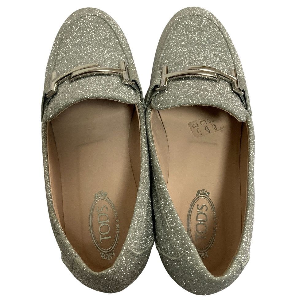 Tod's Tod's TOD'S DoubleT Glitter Leather Loafer Leather Shoes DUTY FREE for USA Size ONE SIZE - 4 Thumbnail