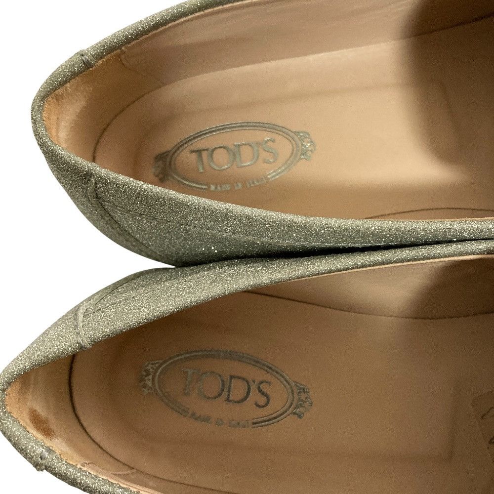 Tod's Tod's TOD'S DoubleT Glitter Leather Loafer Leather Shoes DUTY FREE for USA Size ONE SIZE - 6 Thumbnail