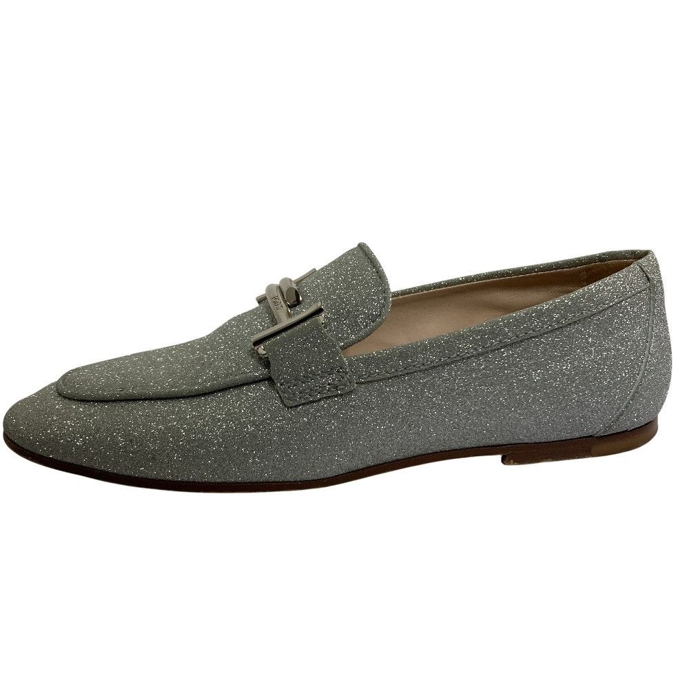 Tod's Tod's TOD'S DoubleT Glitter Leather Loafer Leather Shoes DUTY FREE for USA Size ONE SIZE - 3 Thumbnail