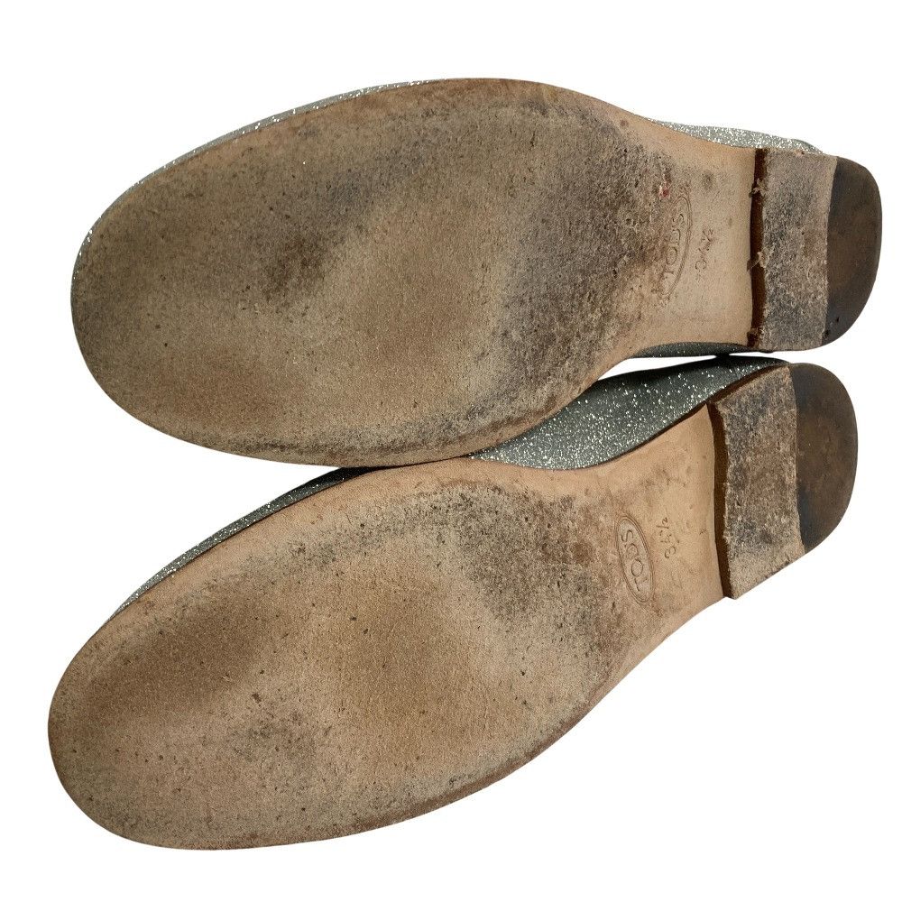 Tod's Tod's TOD'S DoubleT Glitter Leather Loafer Leather Shoes DUTY FREE for USA Size ONE SIZE - 8 Thumbnail