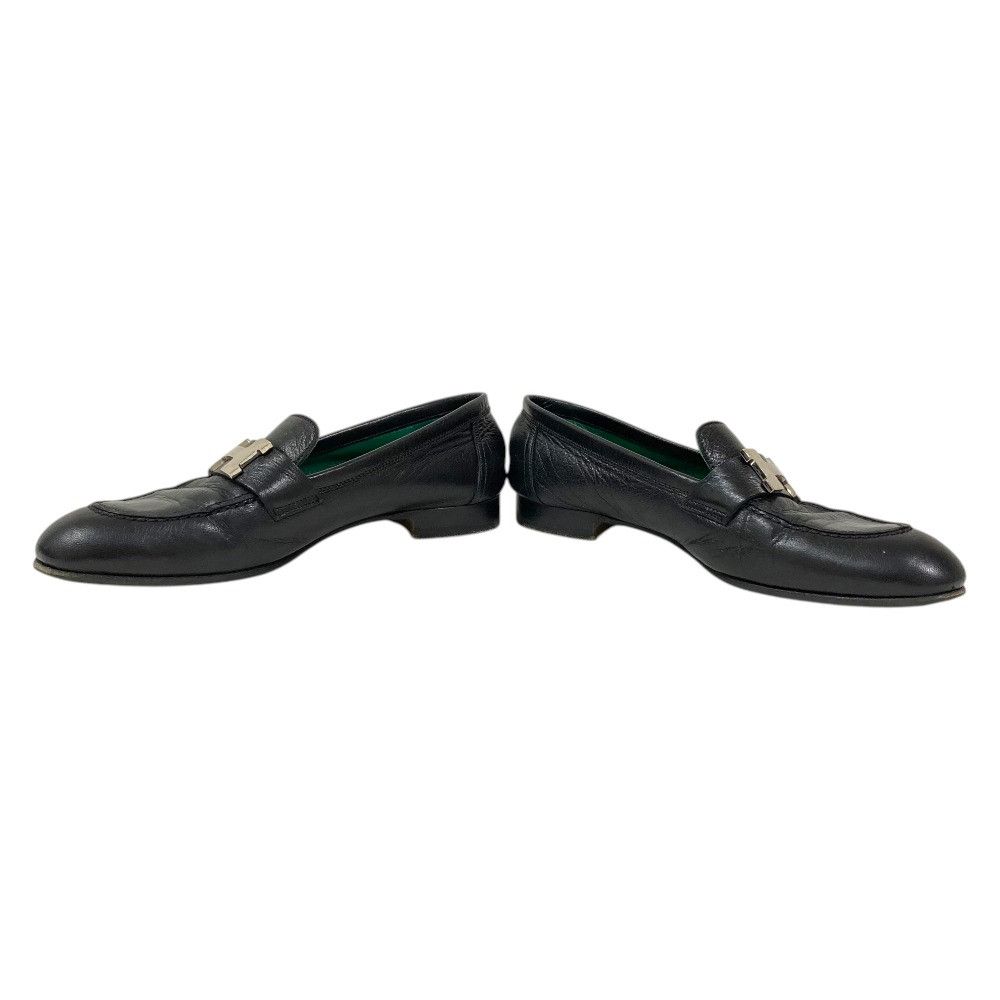 Hermes Hermes Hermès Mocassin Paris H Buckle Loafer 34.5 Leather Shoes DUTY FREE for USA Size ONE SIZE - 5 Thumbnail