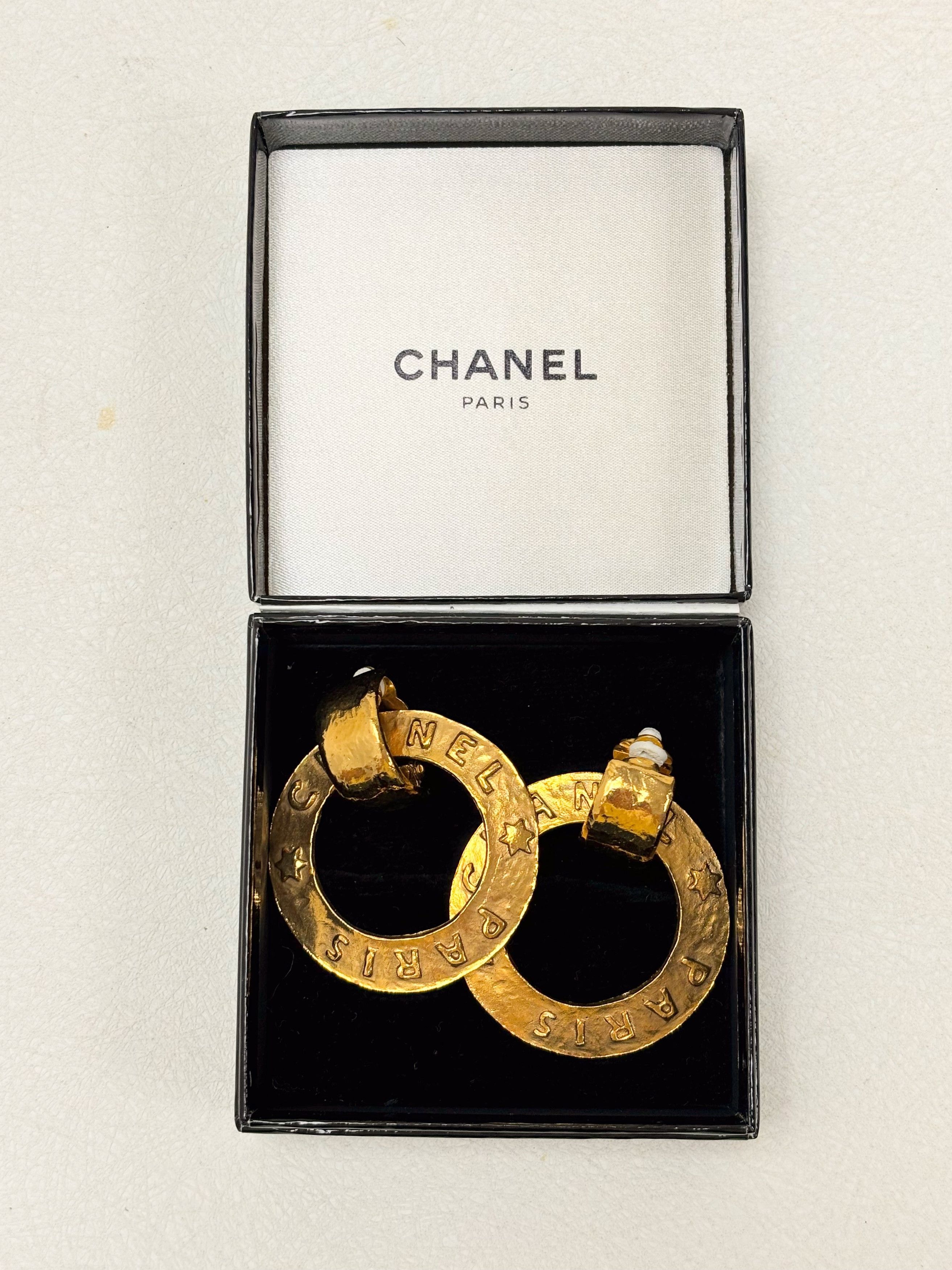 Chanel Boucles d'oreilles Hoop Size ONE SIZE - 2 Thumbnail