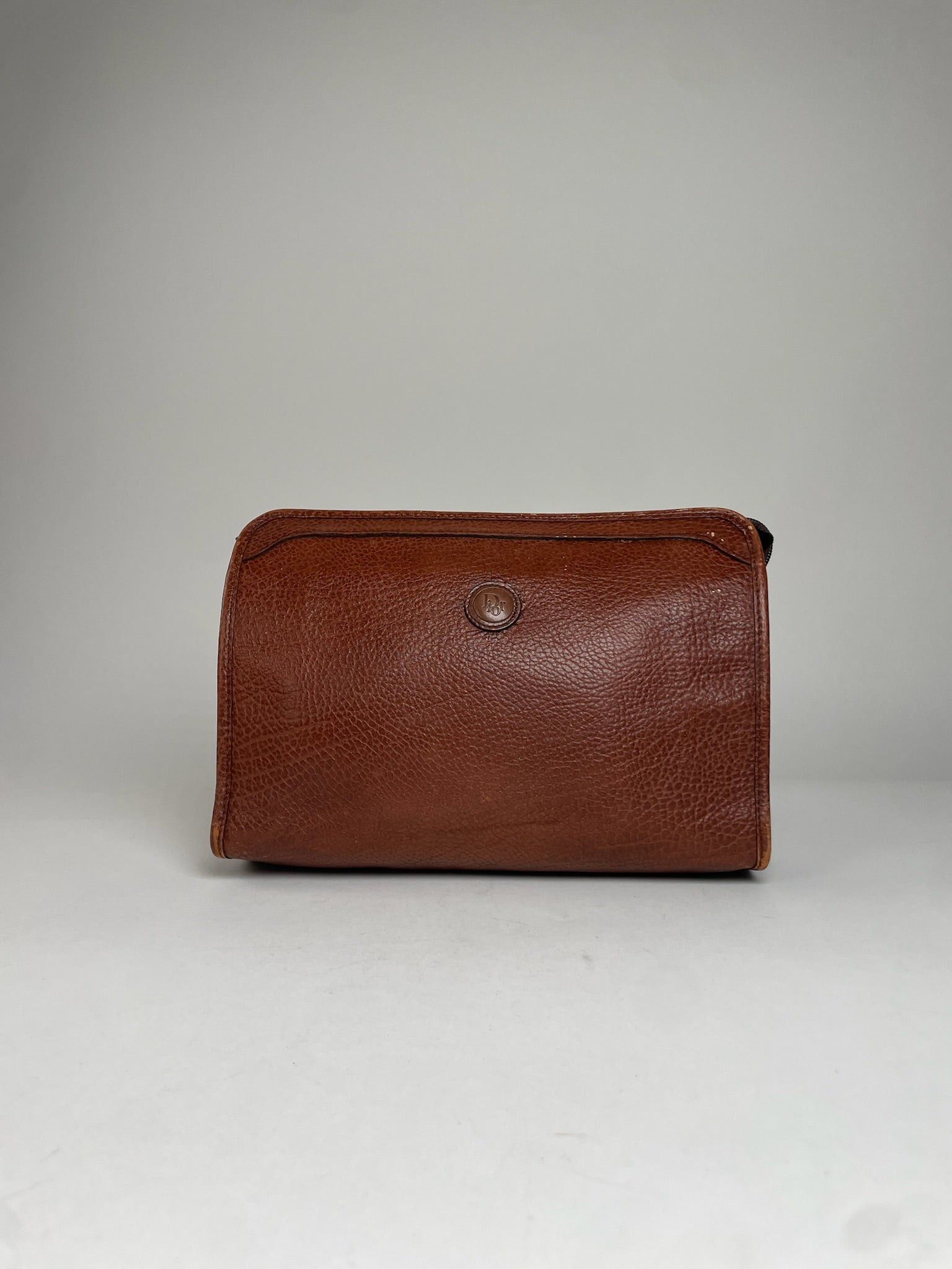Dior Vintage Leather Clutch Brown Size ONE SIZE - 6 Thumbnail