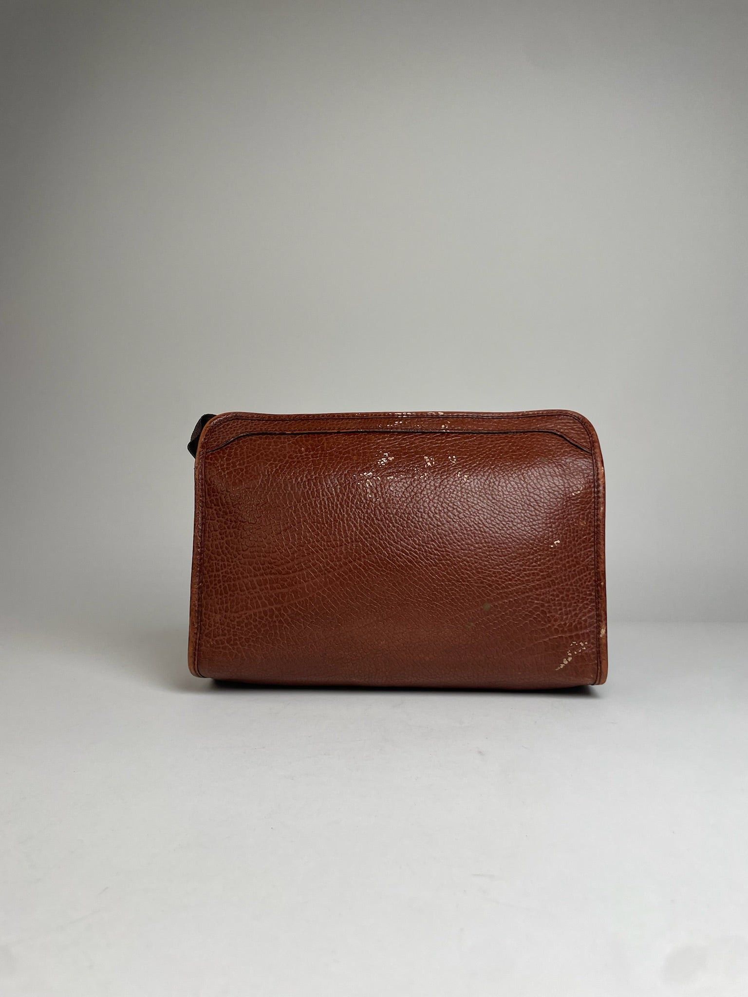 Dior Vintage Leather Clutch Brown Size ONE SIZE - 2 Thumbnail