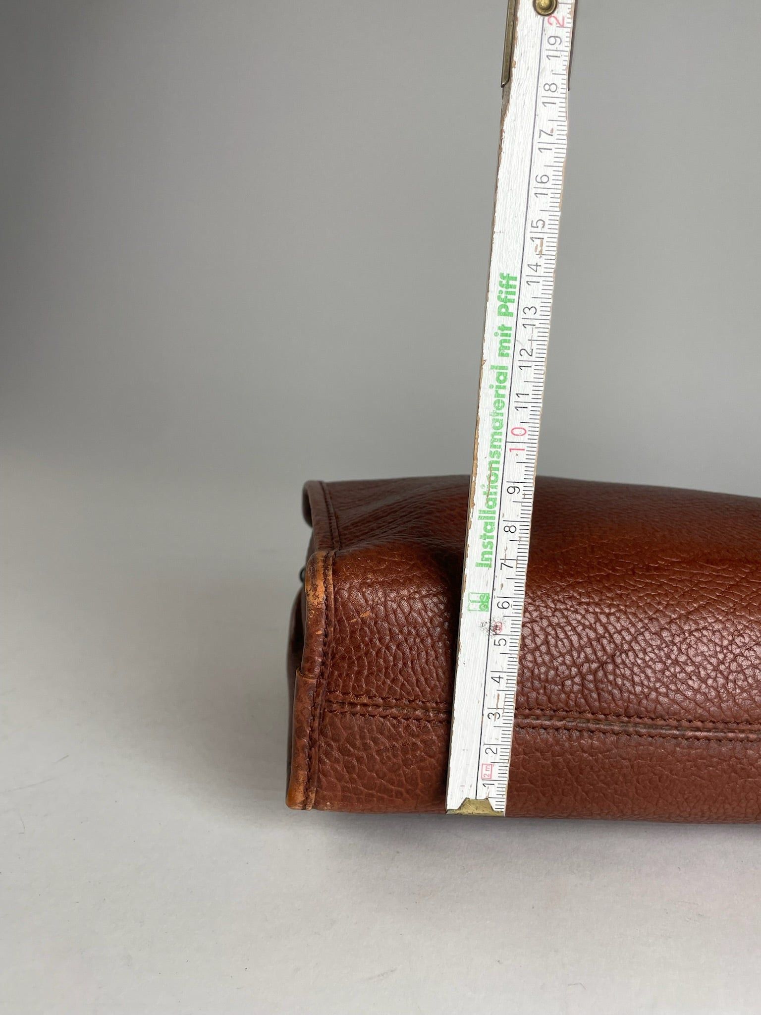 Dior Vintage Leather Clutch Brown Size ONE SIZE - 11 Thumbnail