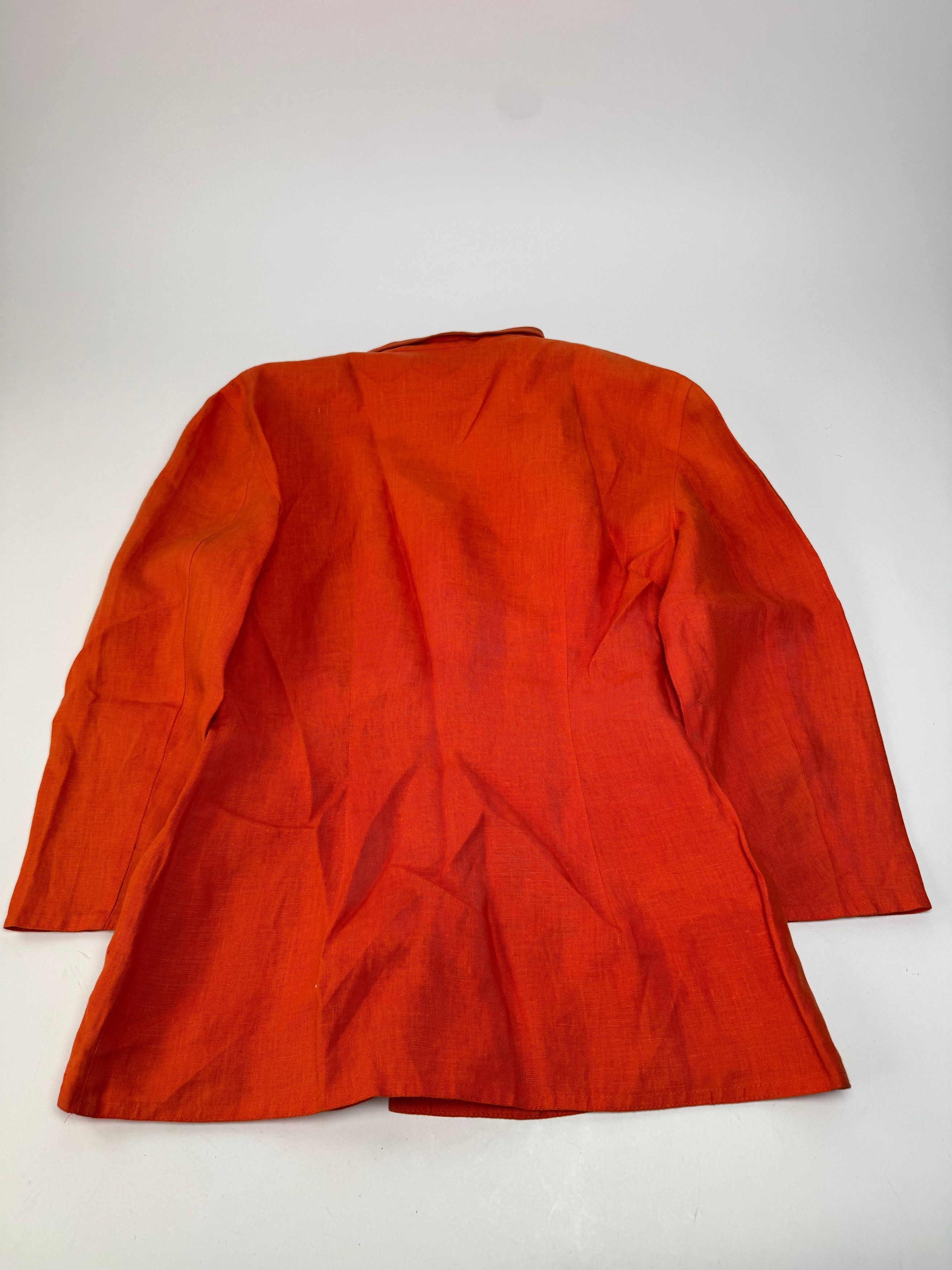Gucci Vintage Lines Short Coat Orange L Size L / US 10 / IT 46 - 9 Thumbnail