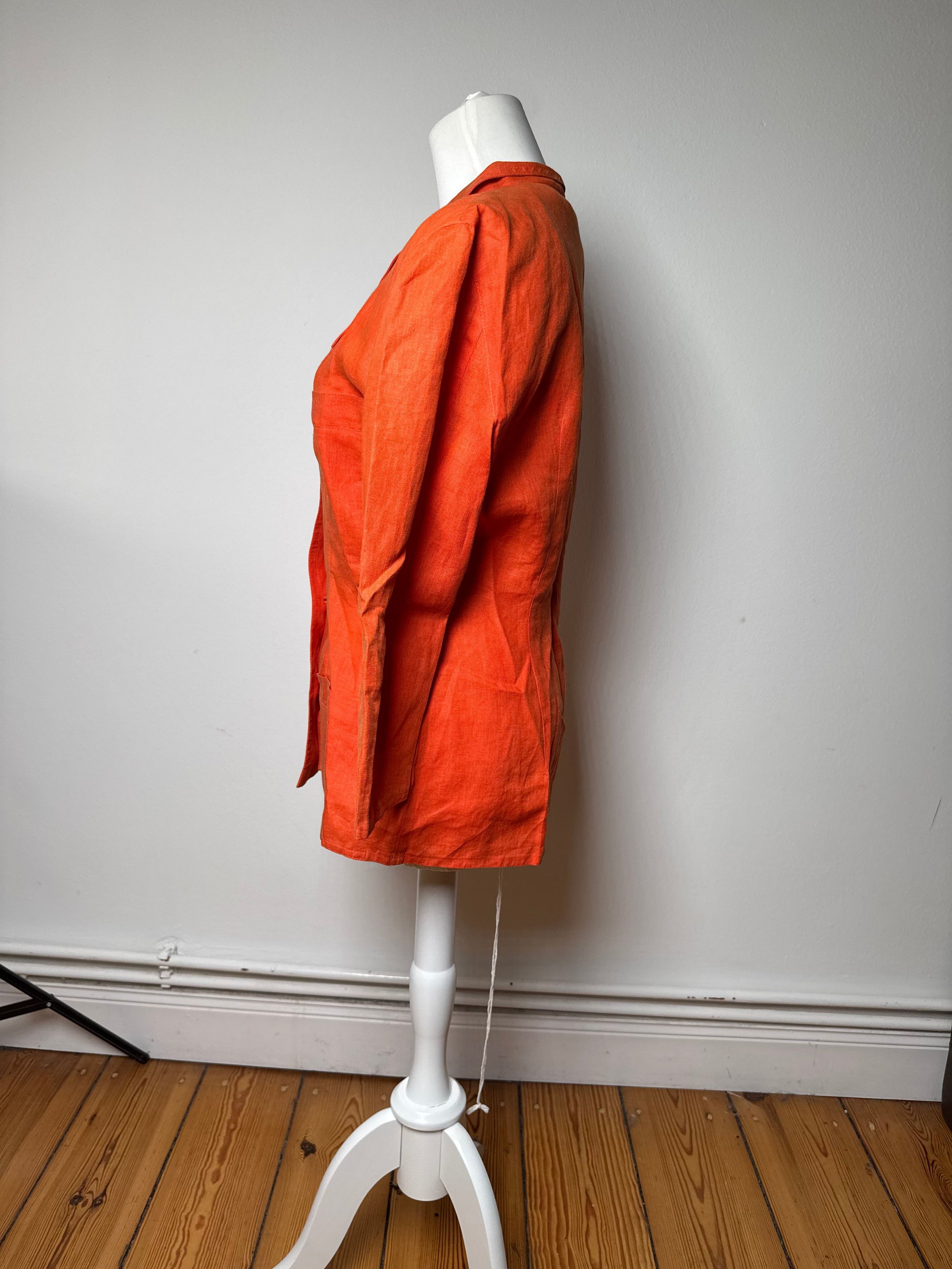 Gucci Vintage Lines Short Coat Orange L Size L / US 10 / IT 46 - 2 Thumbnail