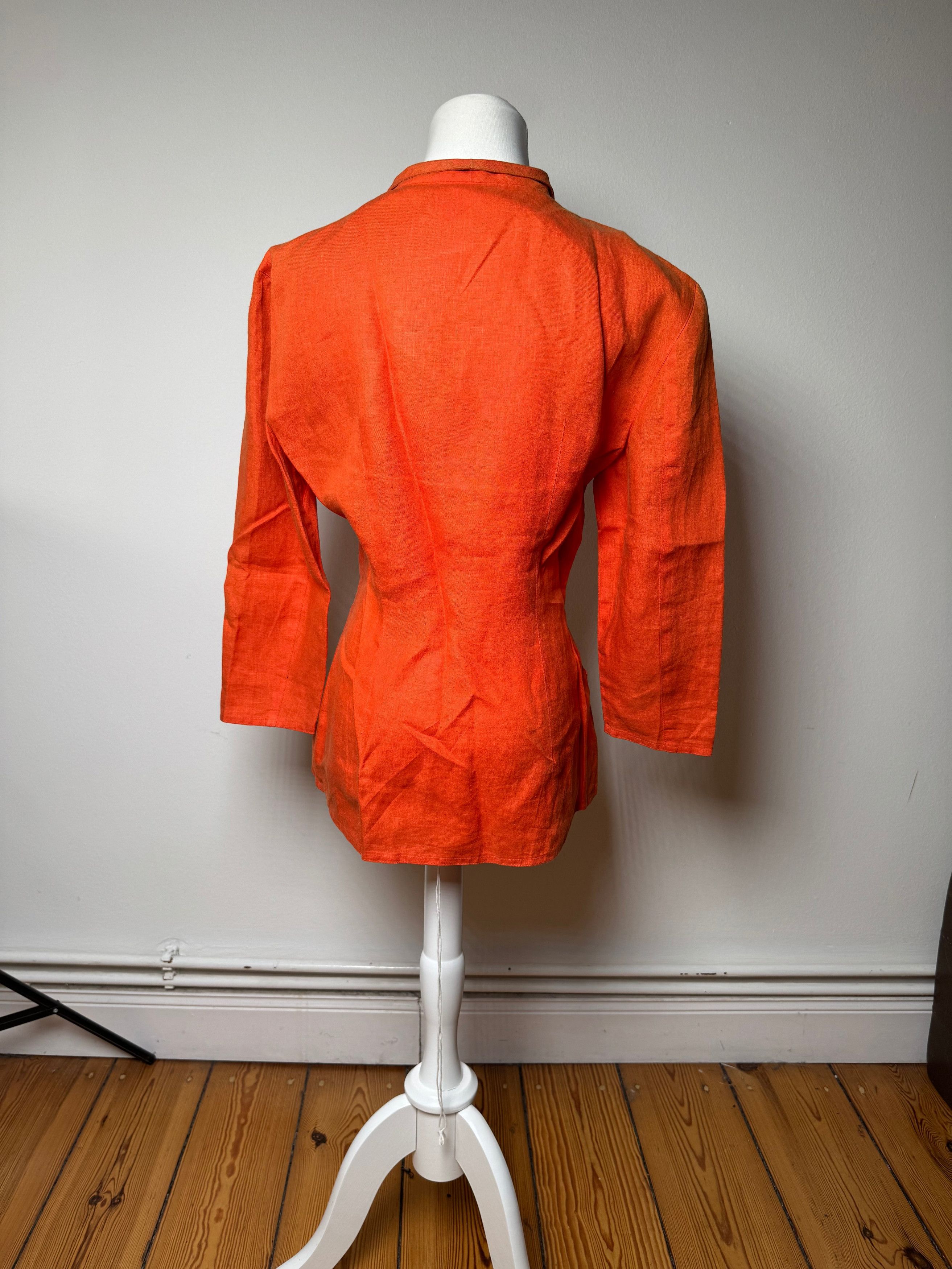 Gucci Vintage Lines Short Coat Orange L Size L / US 10 / IT 46 - 3 Thumbnail