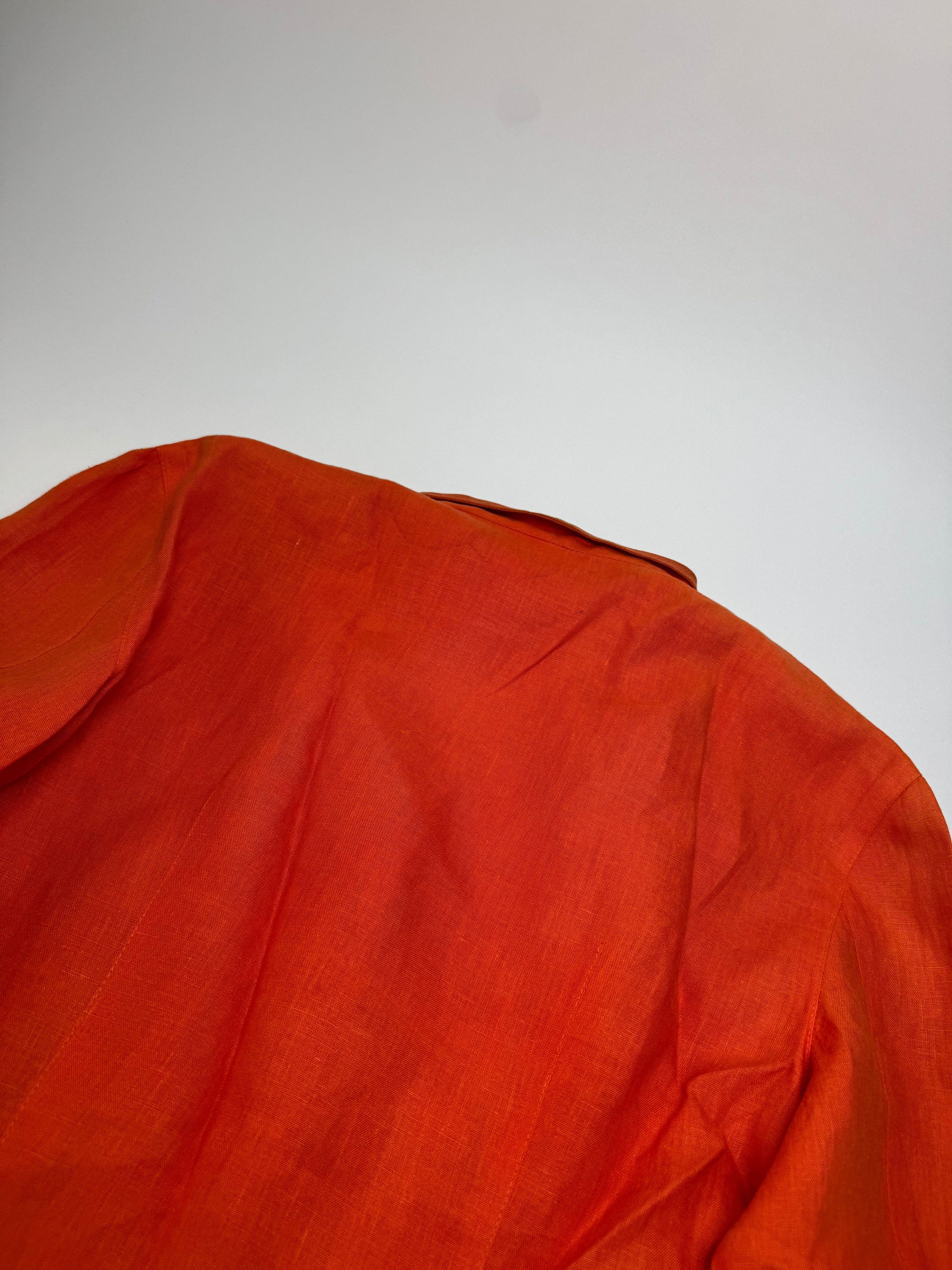 Gucci Vintage Lines Short Coat Orange L Size L / US 10 / IT 46 - 10 Thumbnail