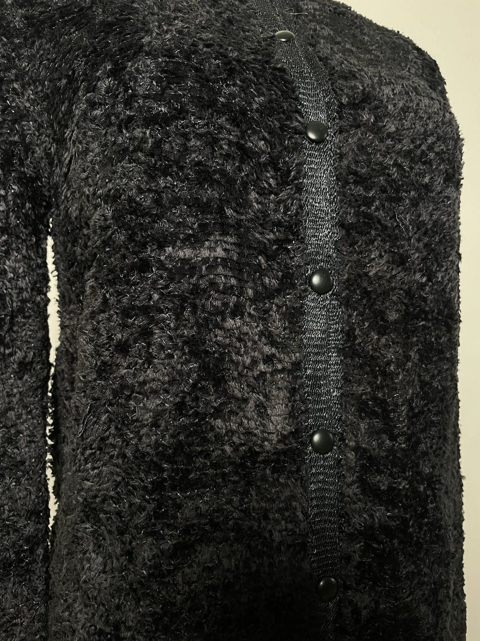 Dior Vintage Fake Fur Zipper Jacket Black M Size M / US 6-8 / IT 42-44 - 10 Thumbnail