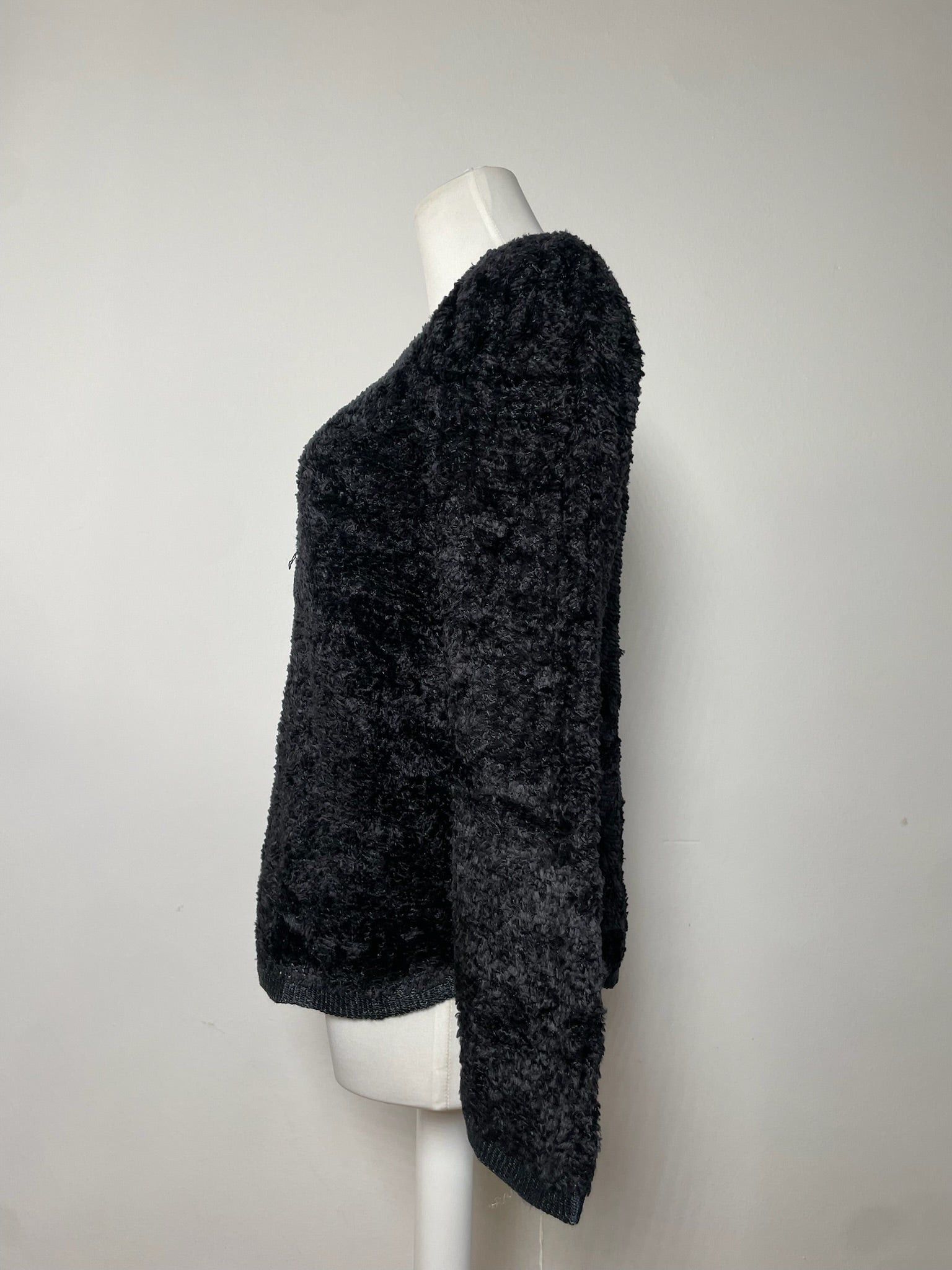 Dior Vintage Fake Fur Zipper Jacket Black M Size M / US 6-8 / IT 42-44 - 2 Thumbnail