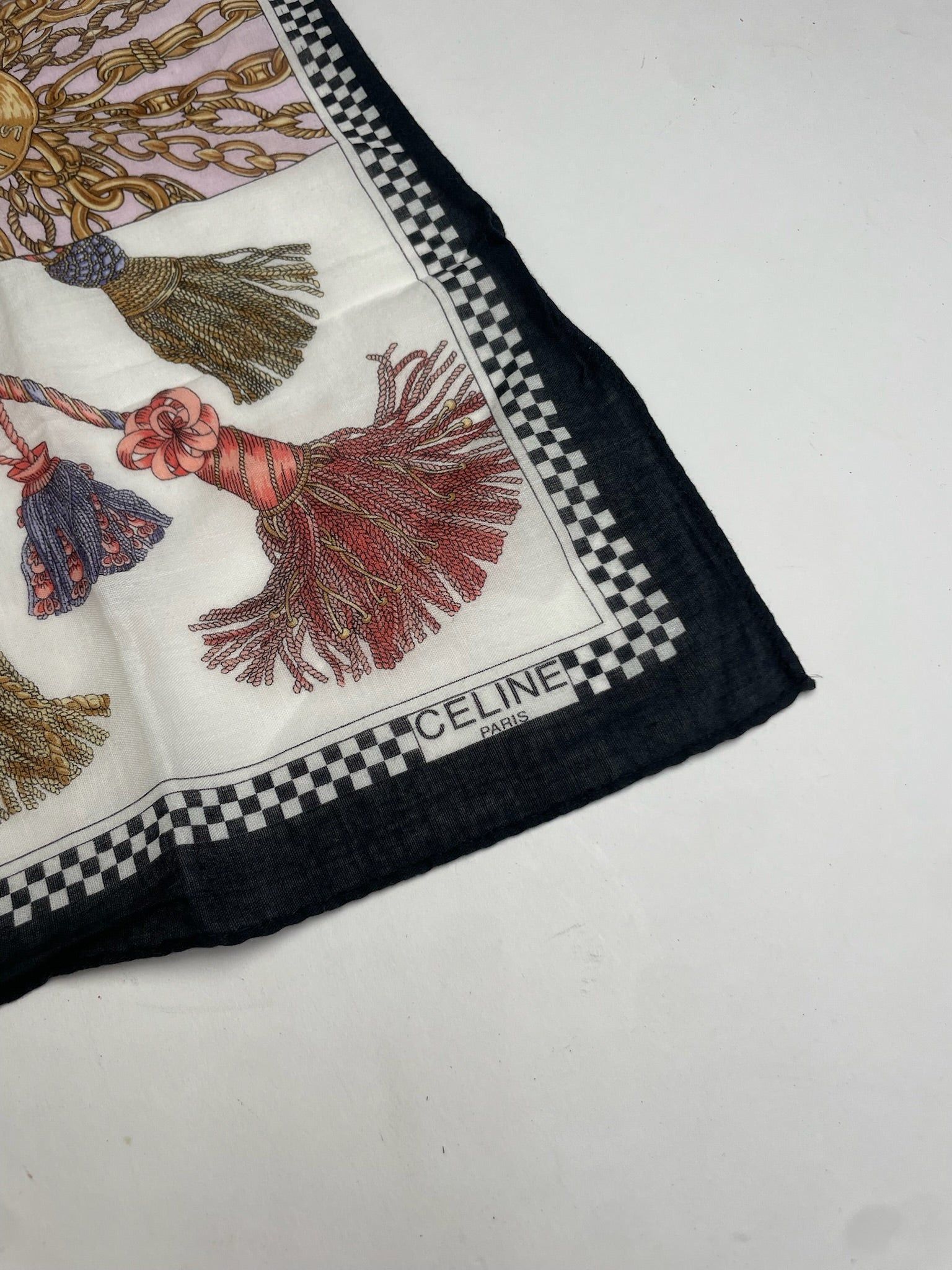 Celine Vintage Paris abstract Scarf Size ONE SIZE - 5 Thumbnail