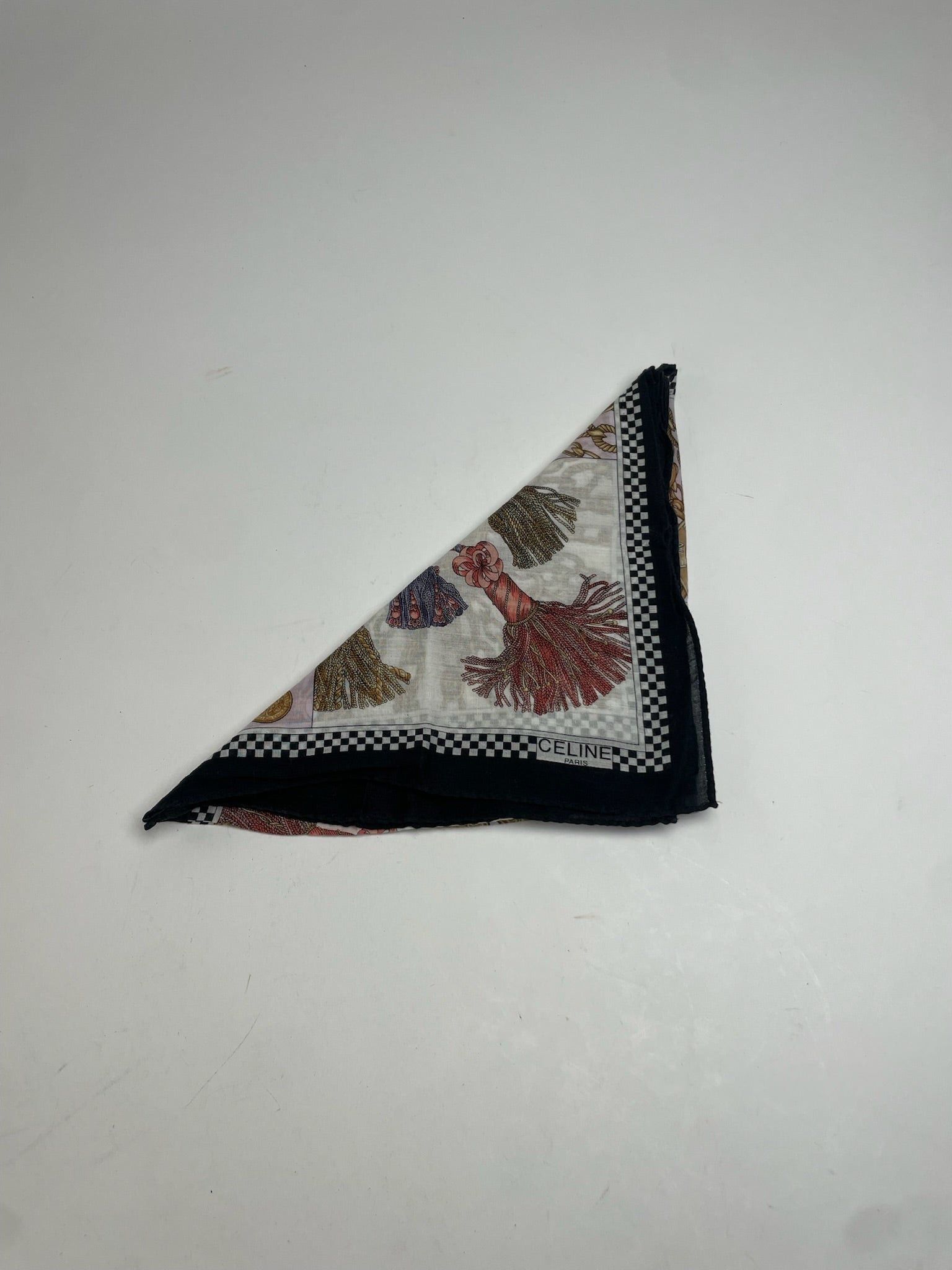 Celine Vintage Paris abstract Scarf Size ONE SIZE - 2 Thumbnail