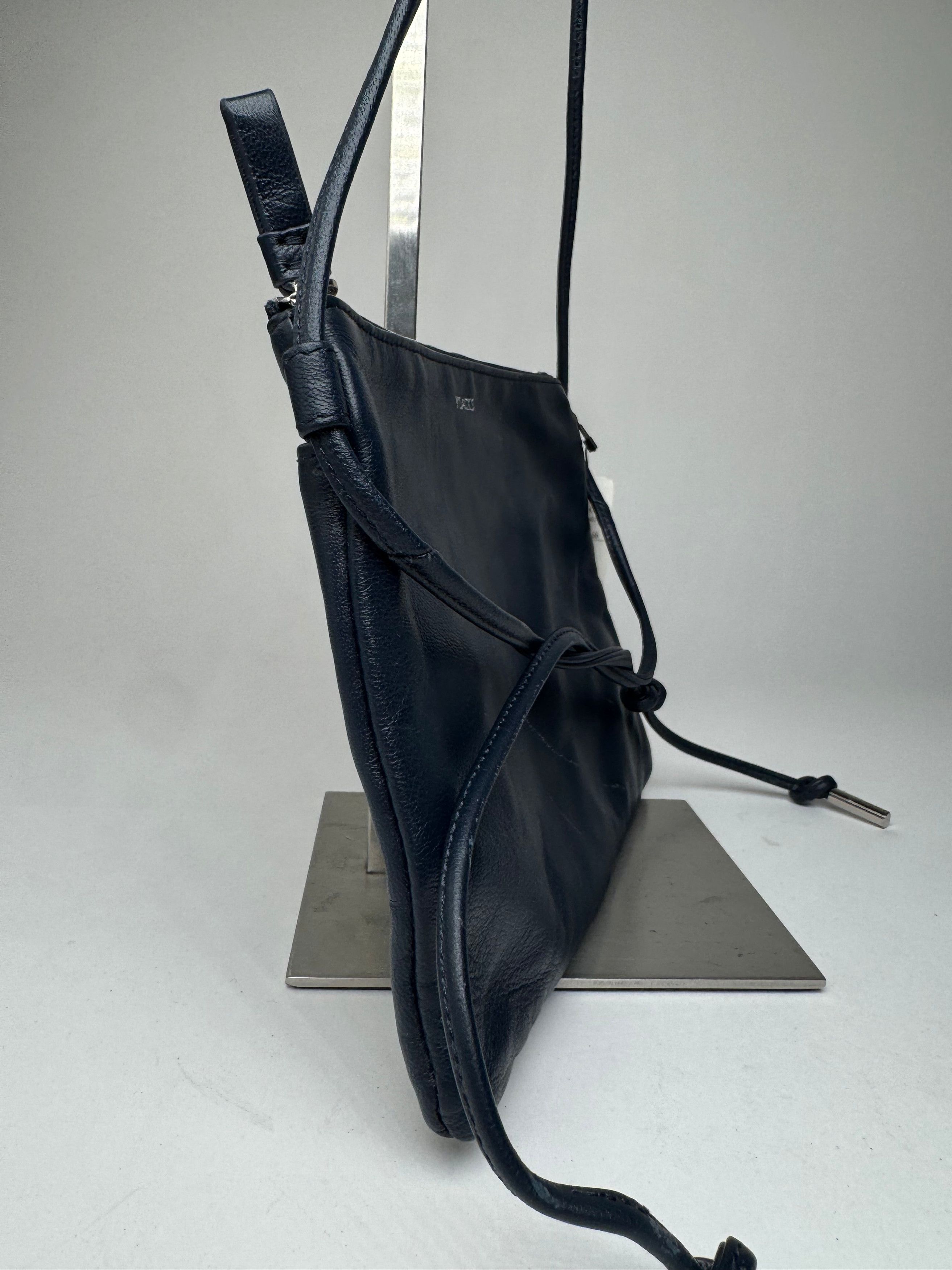Yohji Yamamoto Vintage Leather Multiway Bag Navy Size ONE SIZE - 4 Thumbnail