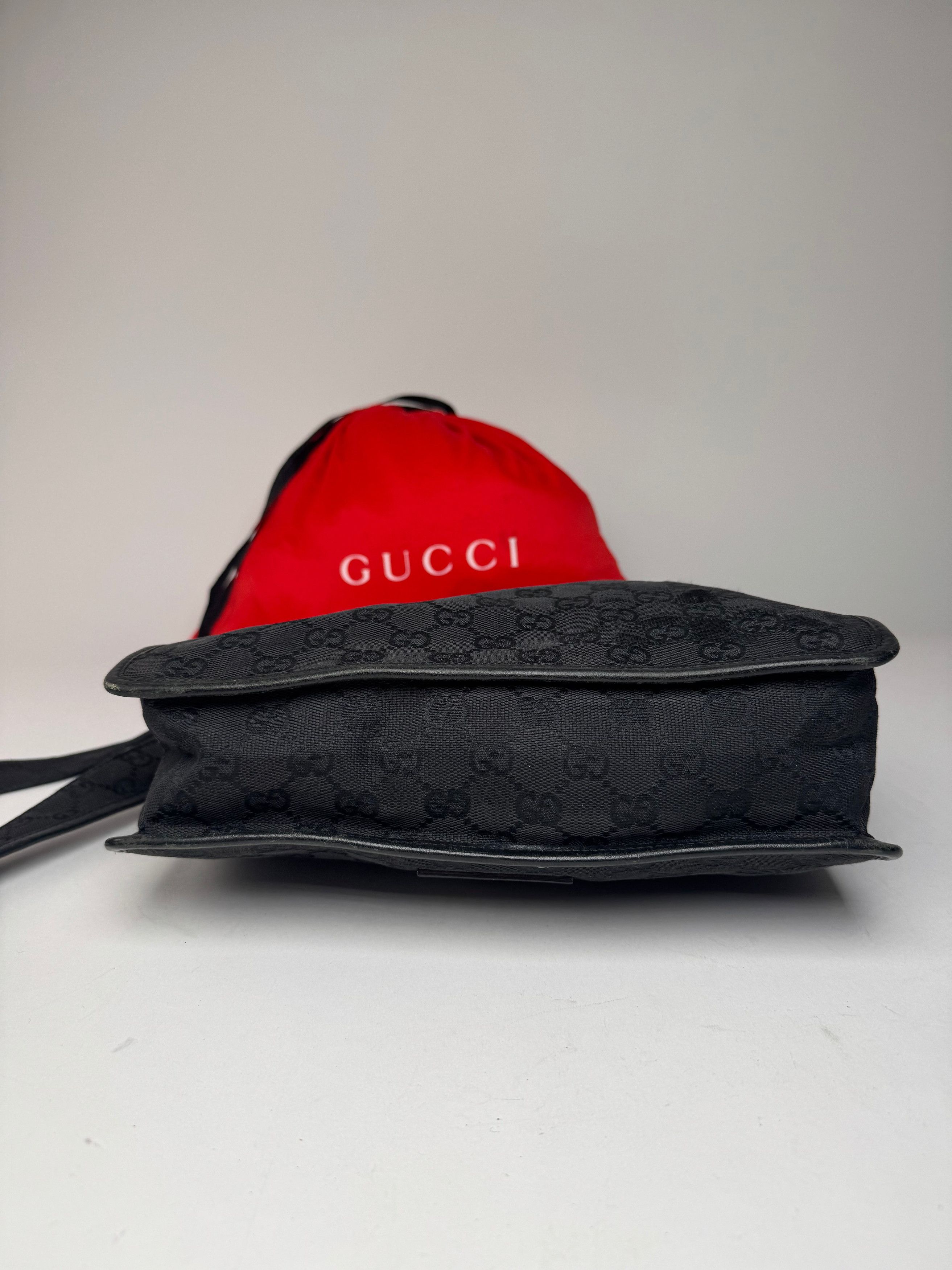 Gucci Vintage Monogram Shoulder Bag Black Size ONE SIZE - 14 Thumbnail