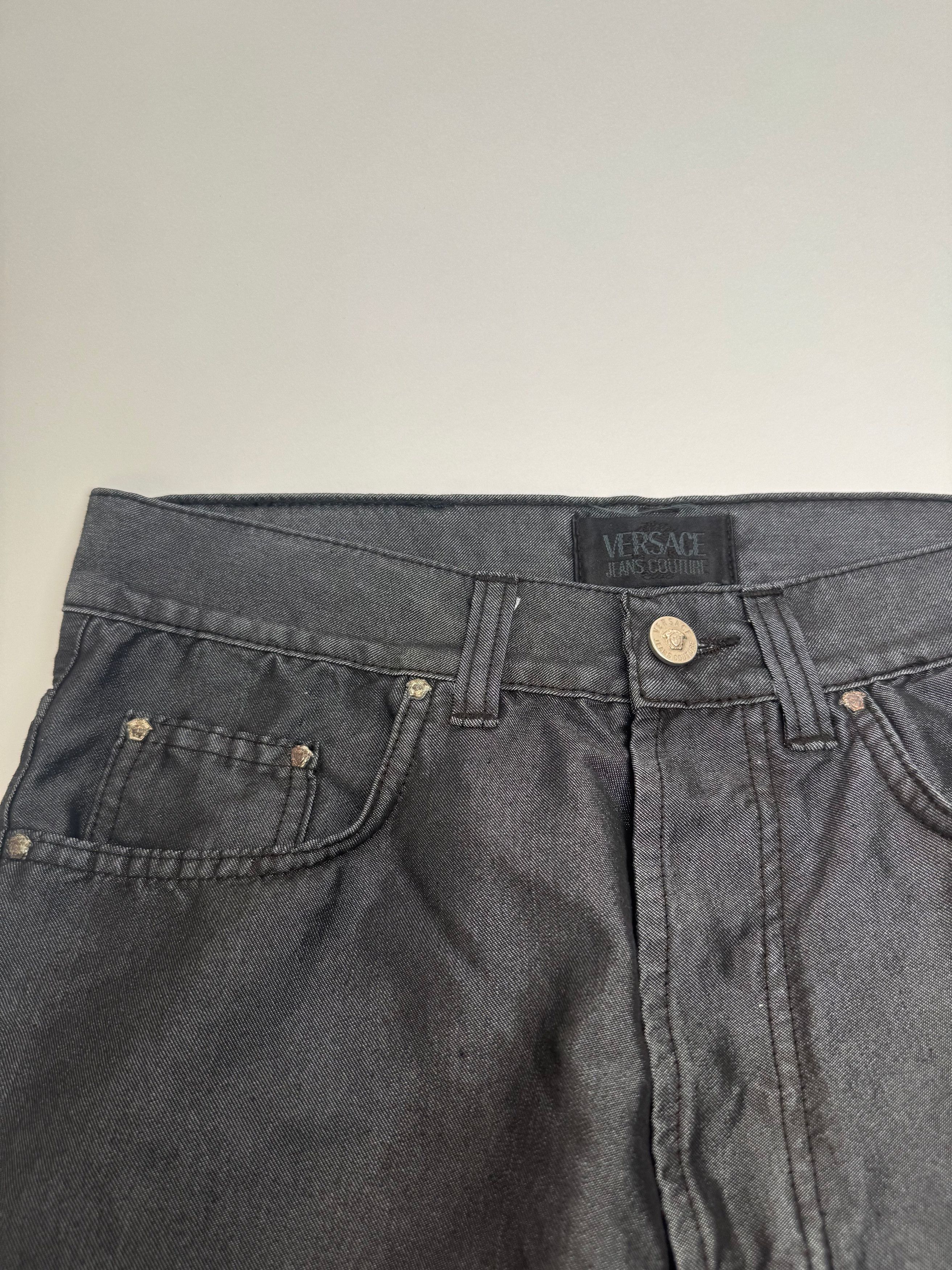 Versace Vintage Pants Anthracite M Size 30" / US 8 / IT 44 - 4 Thumbnail
