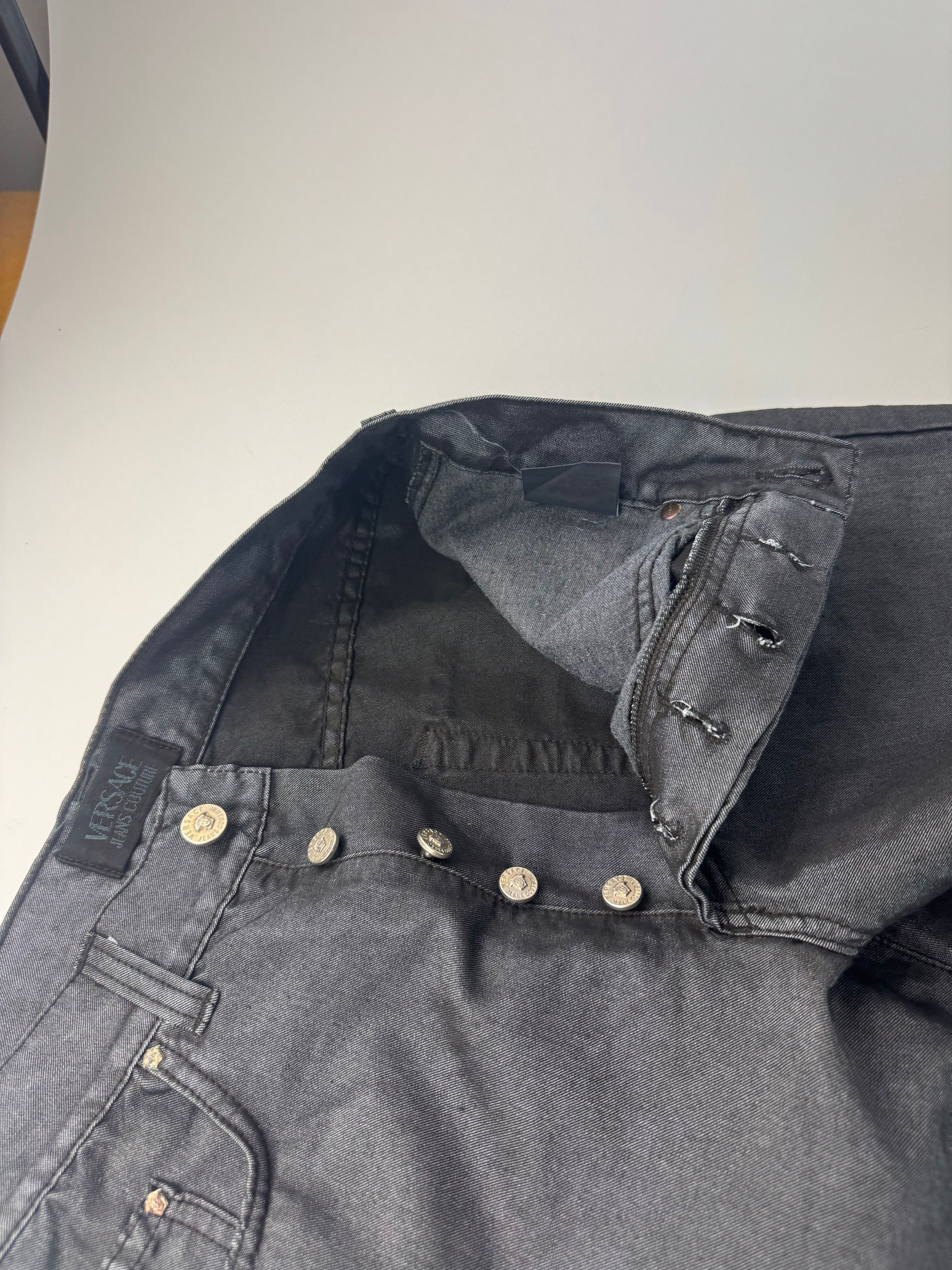 Versace Vintage Pants Anthracite M Size 30" / US 8 / IT 44 - 9 Thumbnail