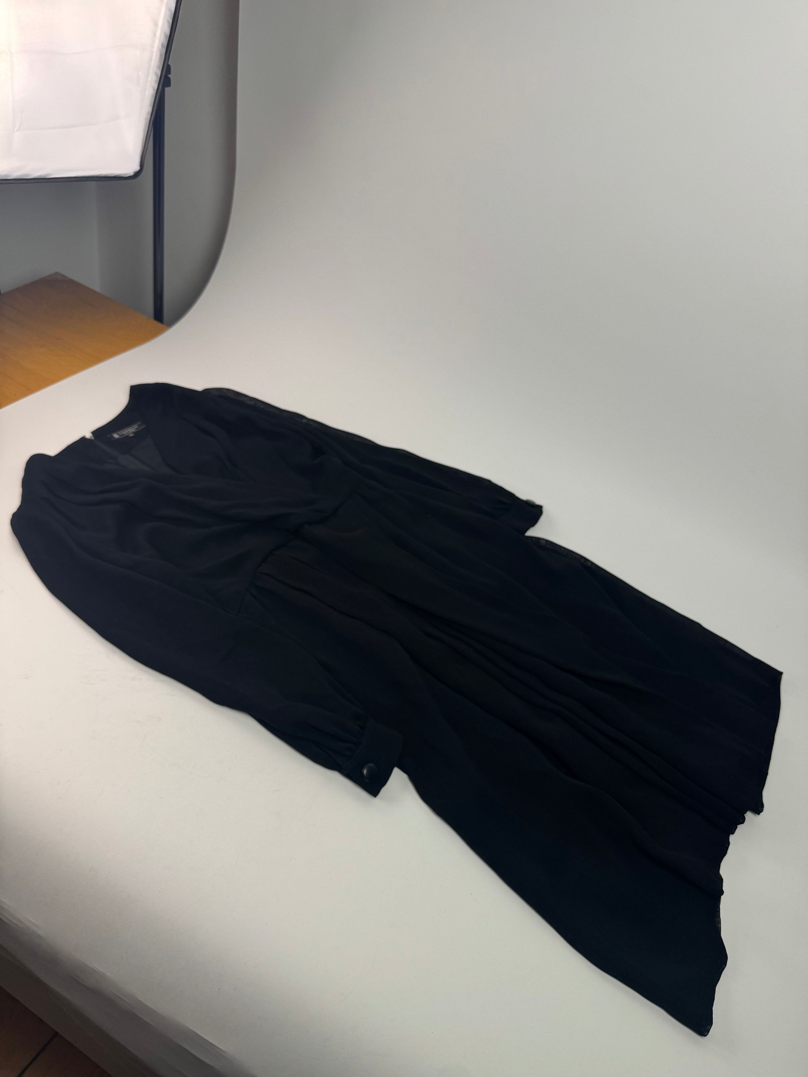 Givenchy Vintage Wool Dress Black Size L / US 10 / IT 46 - 5 Thumbnail
