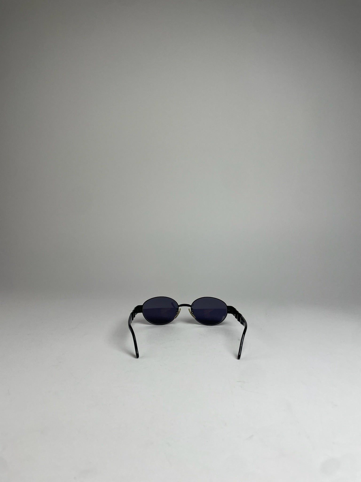 Fendi Vintage FF Metal Retro Sunglasses Black Size ONE SIZE - 10 Thumbnail
