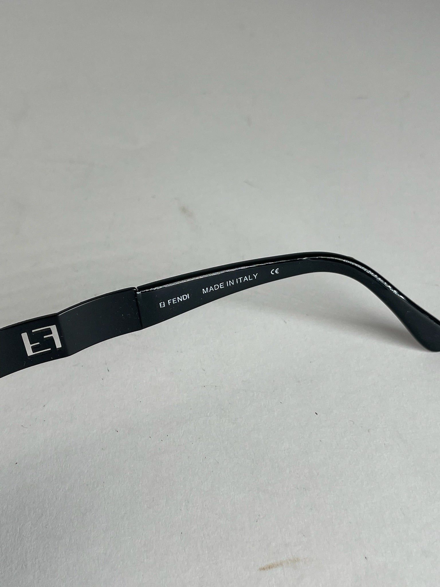 Fendi Vintage FF Metal Retro Sunglasses Black Size ONE SIZE - 9 Thumbnail