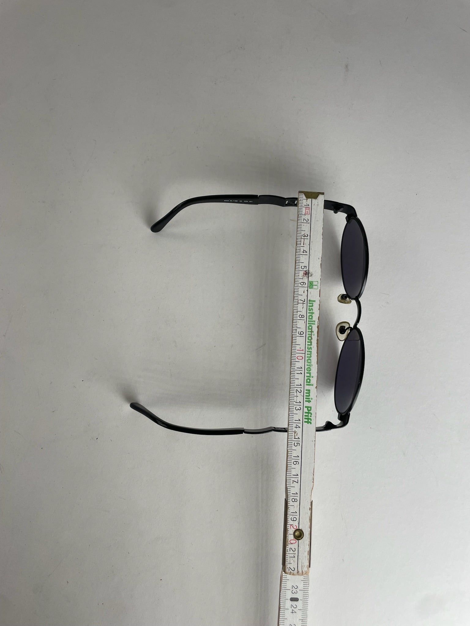 Fendi Vintage FF Metal Retro Sunglasses Black Size ONE SIZE - 6 Thumbnail