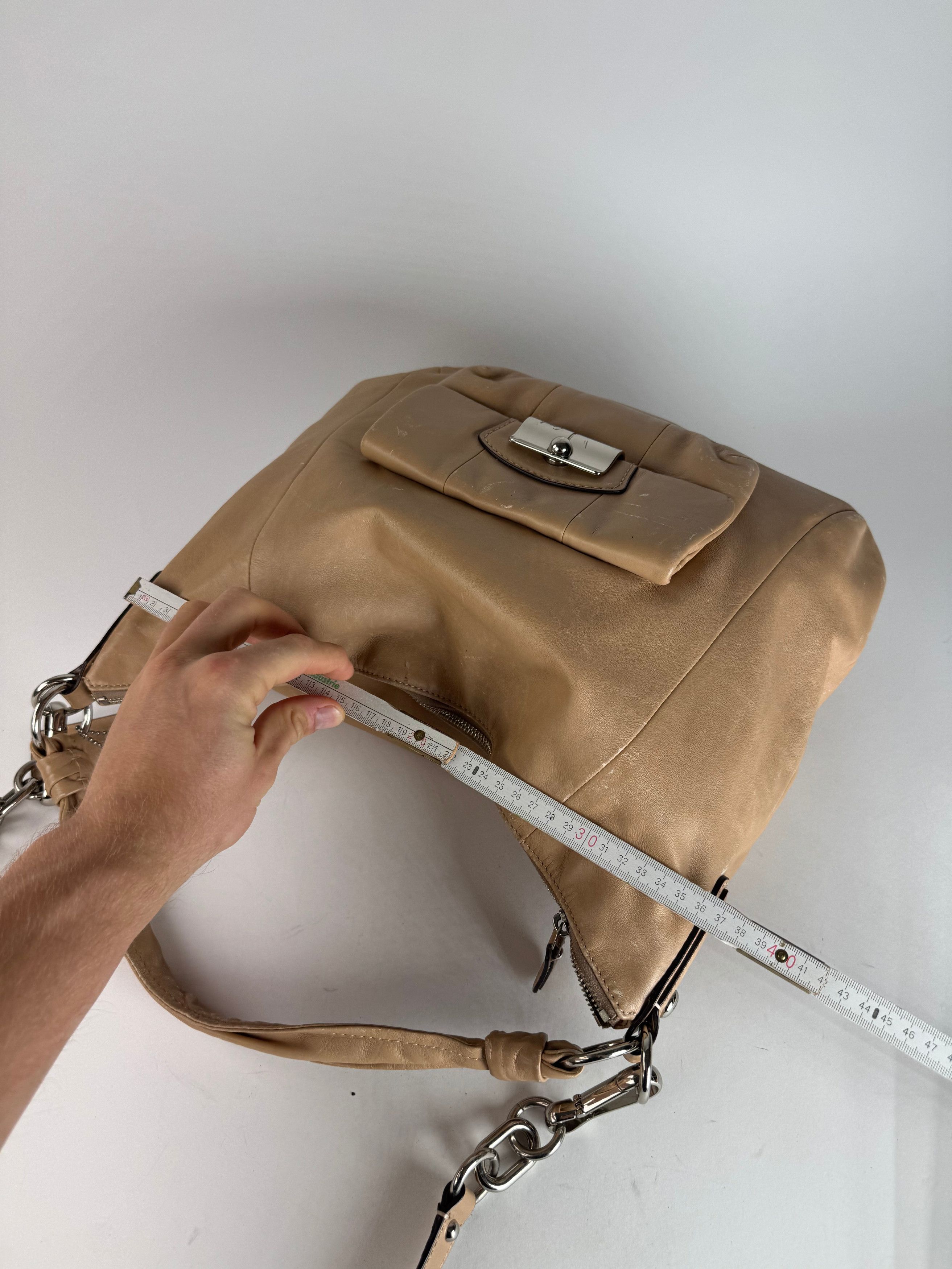 Coach Vintage 2Way Leather Handbag Camel Size ONE SIZE - 9 Thumbnail