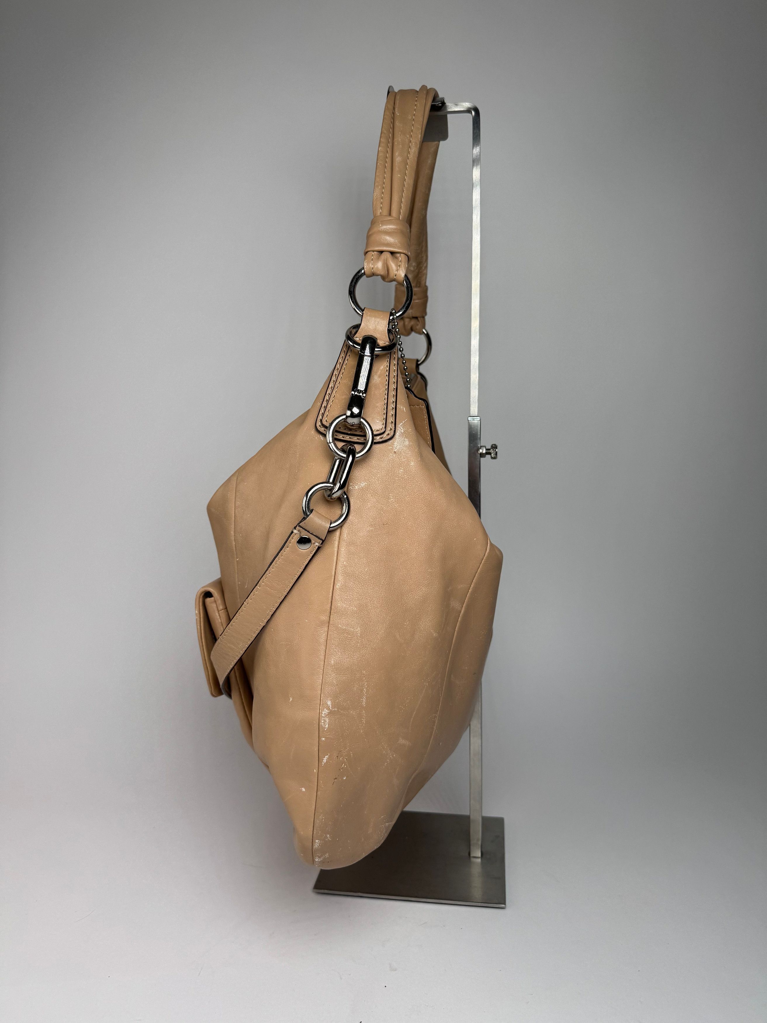 Coach Vintage 2Way Leather Handbag Camel Size ONE SIZE - 5 Thumbnail