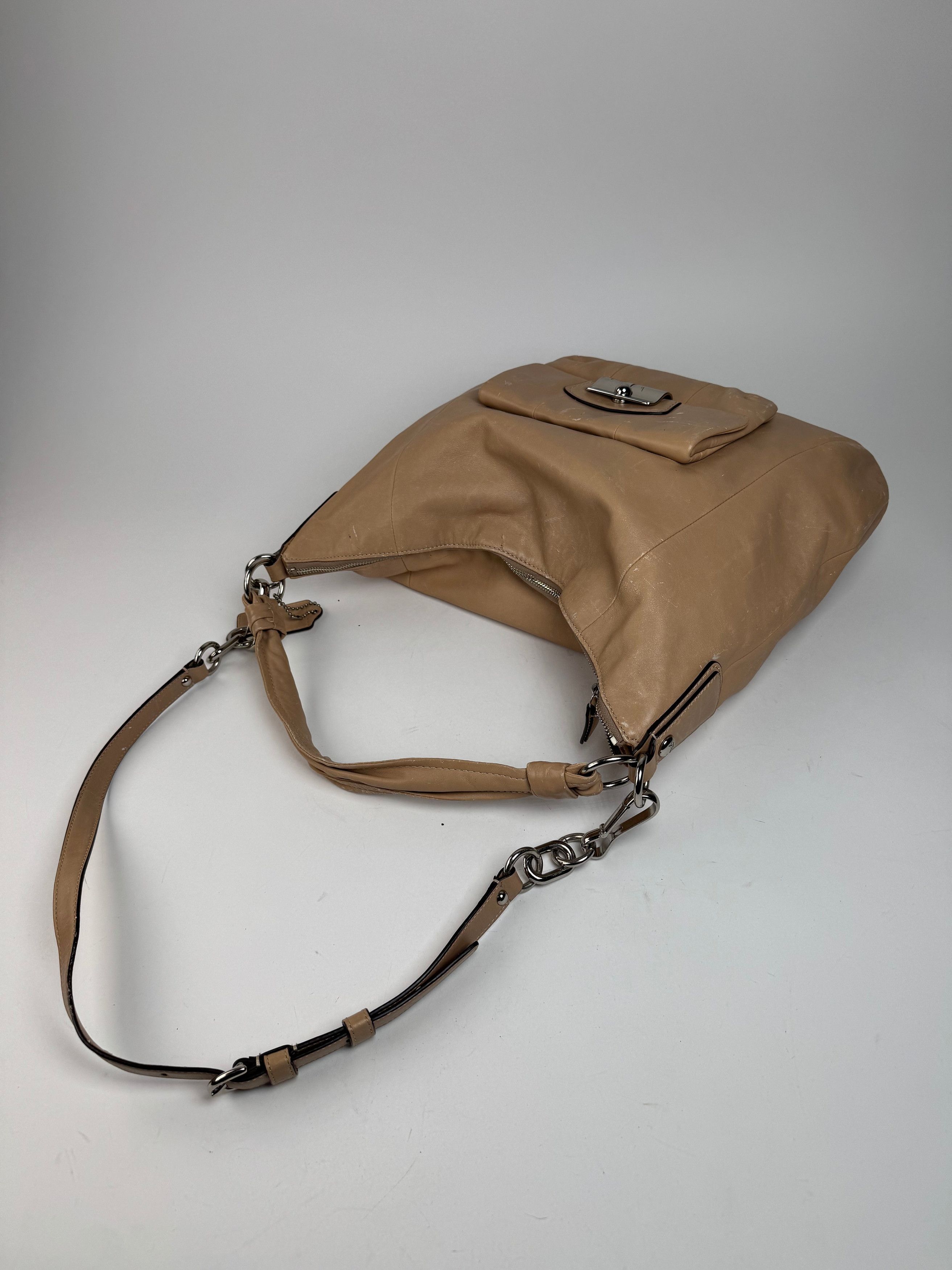 Coach Vintage 2Way Leather Handbag Camel Size ONE SIZE - 8 Thumbnail