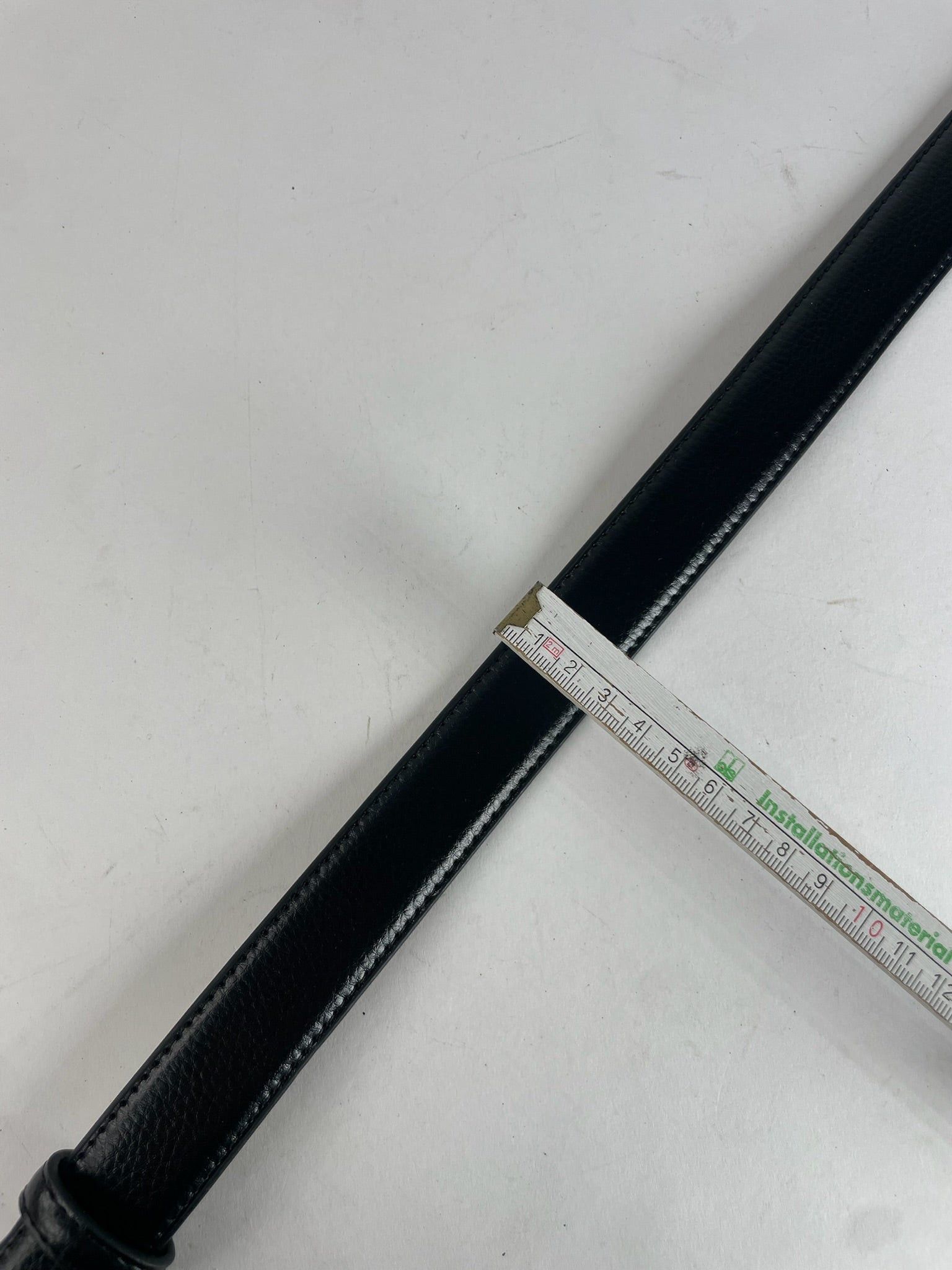 Celine Vintage Paris Carriage Logo Leather Belt Black Size ONE SIZE - 3 Thumbnail