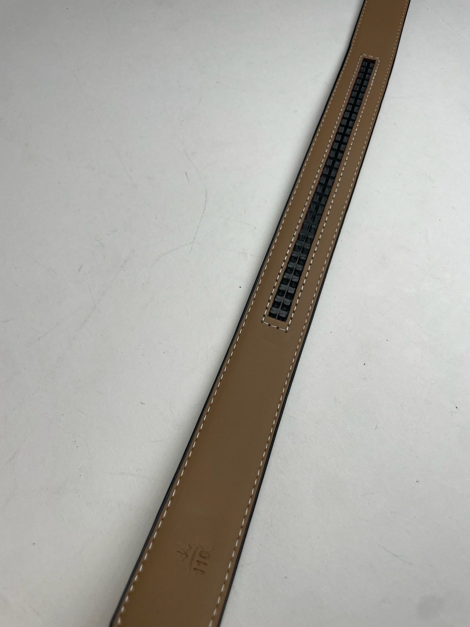 Celine Vintage Paris Carriage Logo Leather Belt Black Size ONE SIZE - 7 Thumbnail