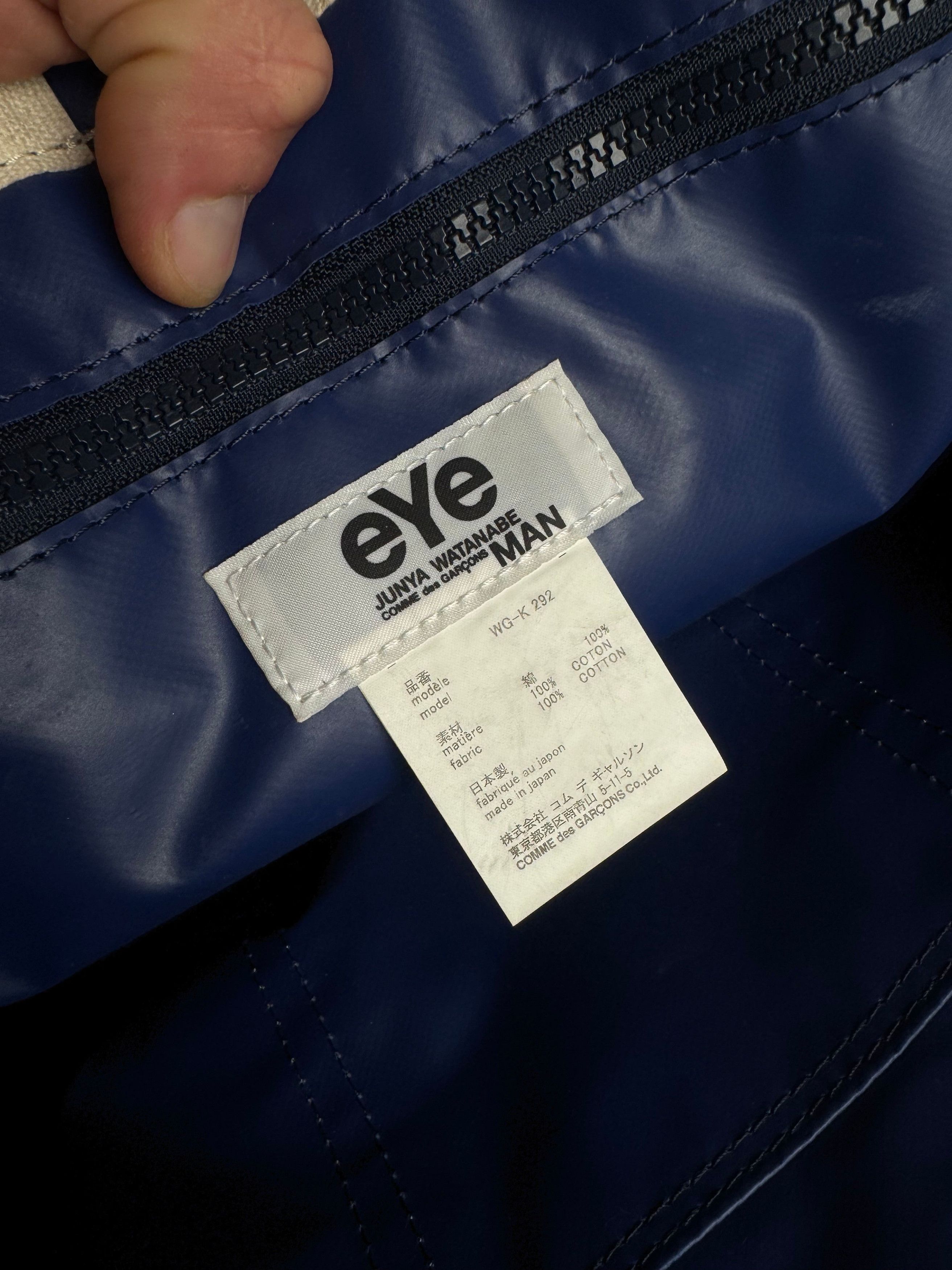 Comme des Garcons Vintage Comme Des Garçons Wool Canvas Bag Grey White Navy Size ONE SIZE - 4 Thumbnail