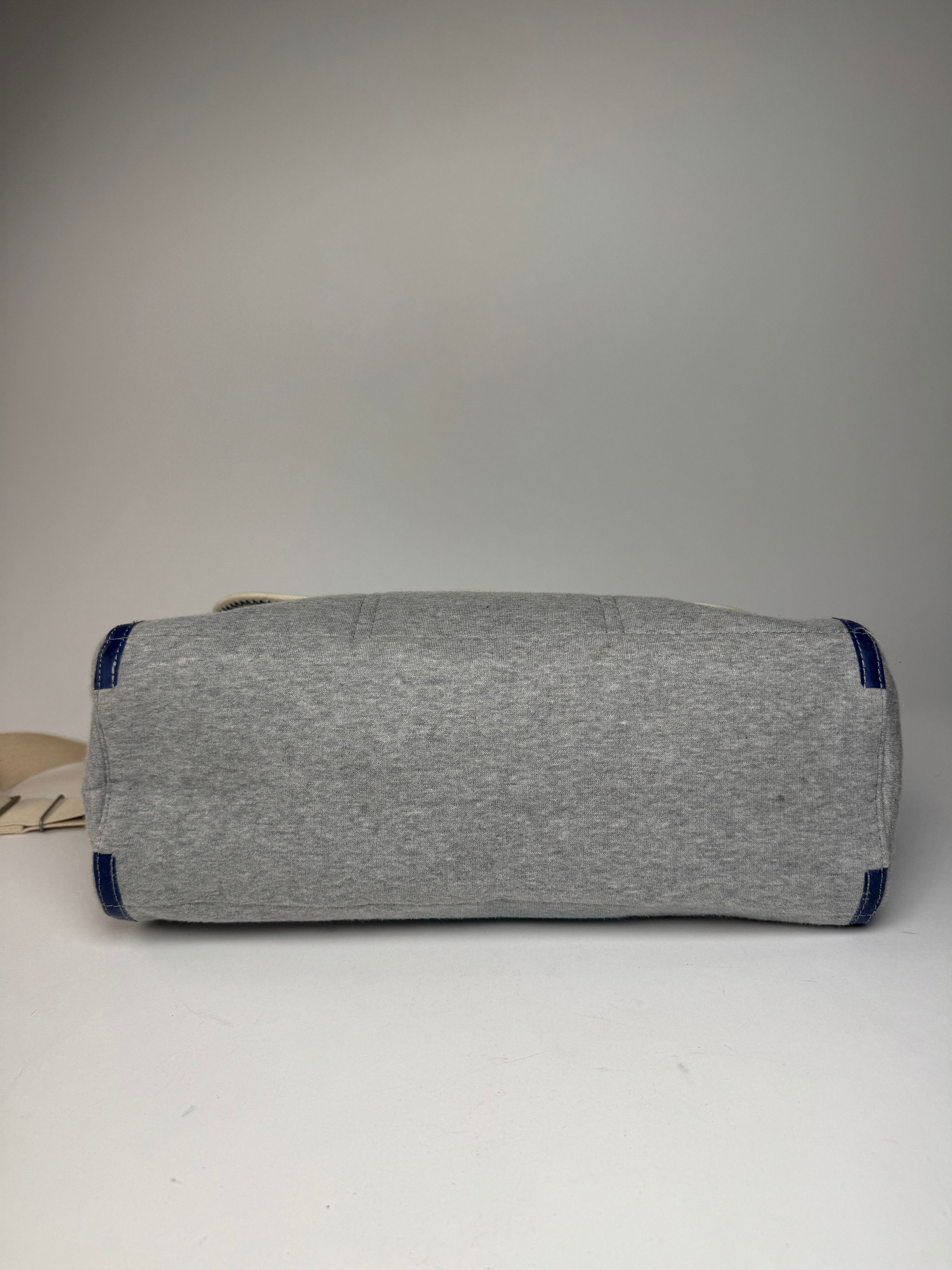 Comme des Garcons Vintage Comme Des Garçons Wool Canvas Bag Grey White Navy Size ONE SIZE - 13 Thumbnail