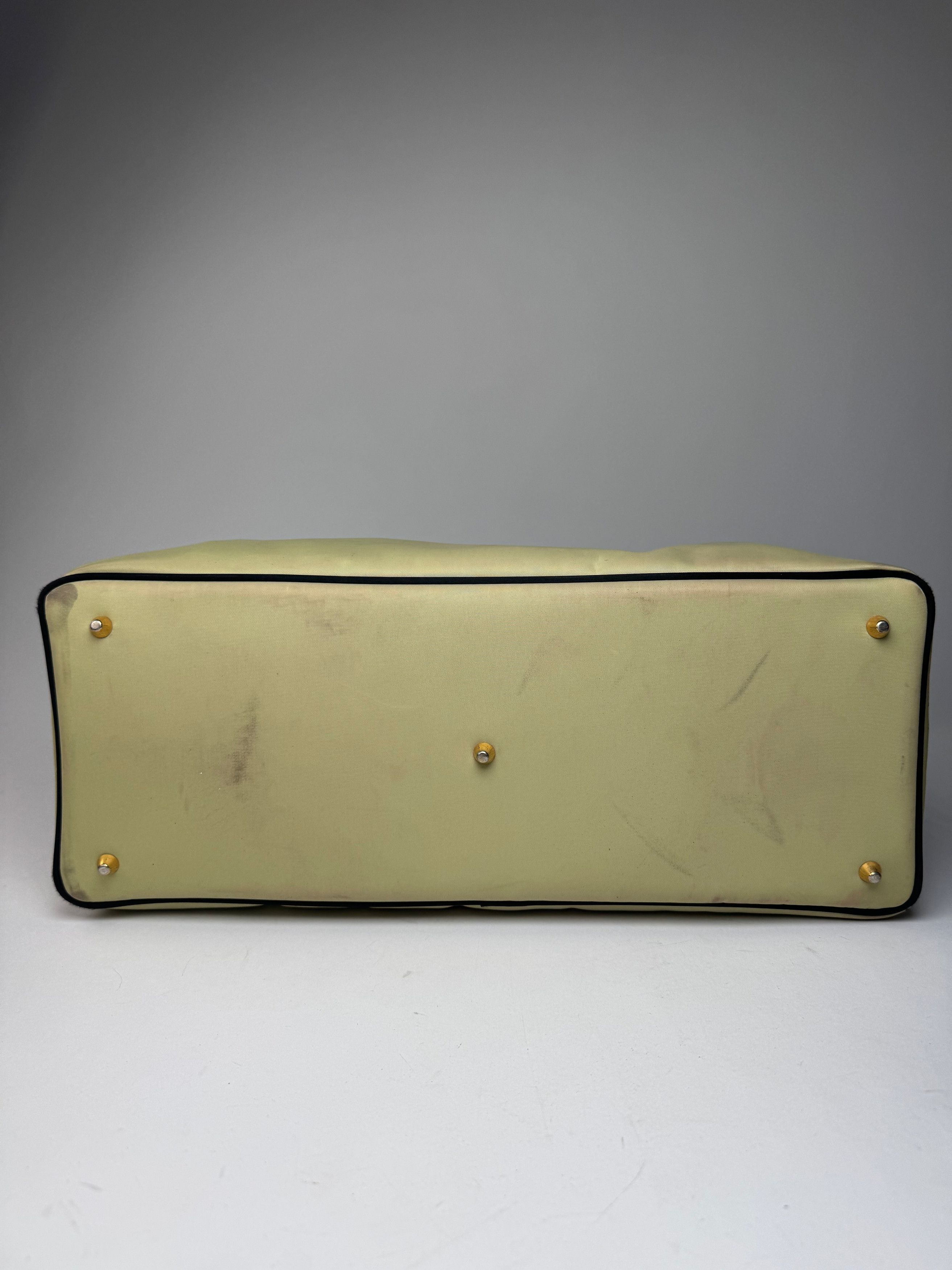 Burberry Vintage Duffel Bag Black Yellow Size ONE SIZE - 14 Thumbnail