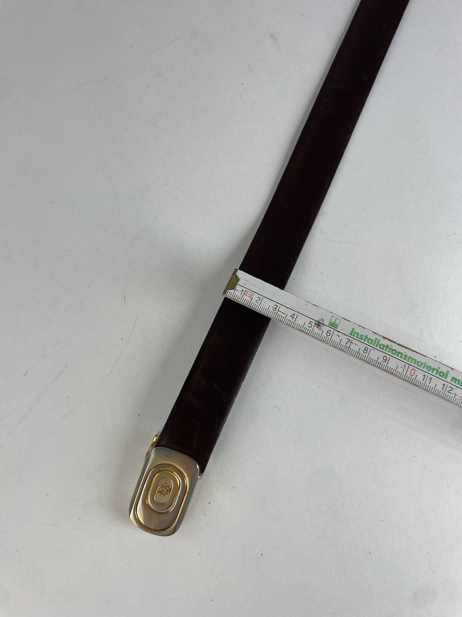 Dior Vintage Leather Belt Brown Size ONE SIZE - 3 Thumbnail