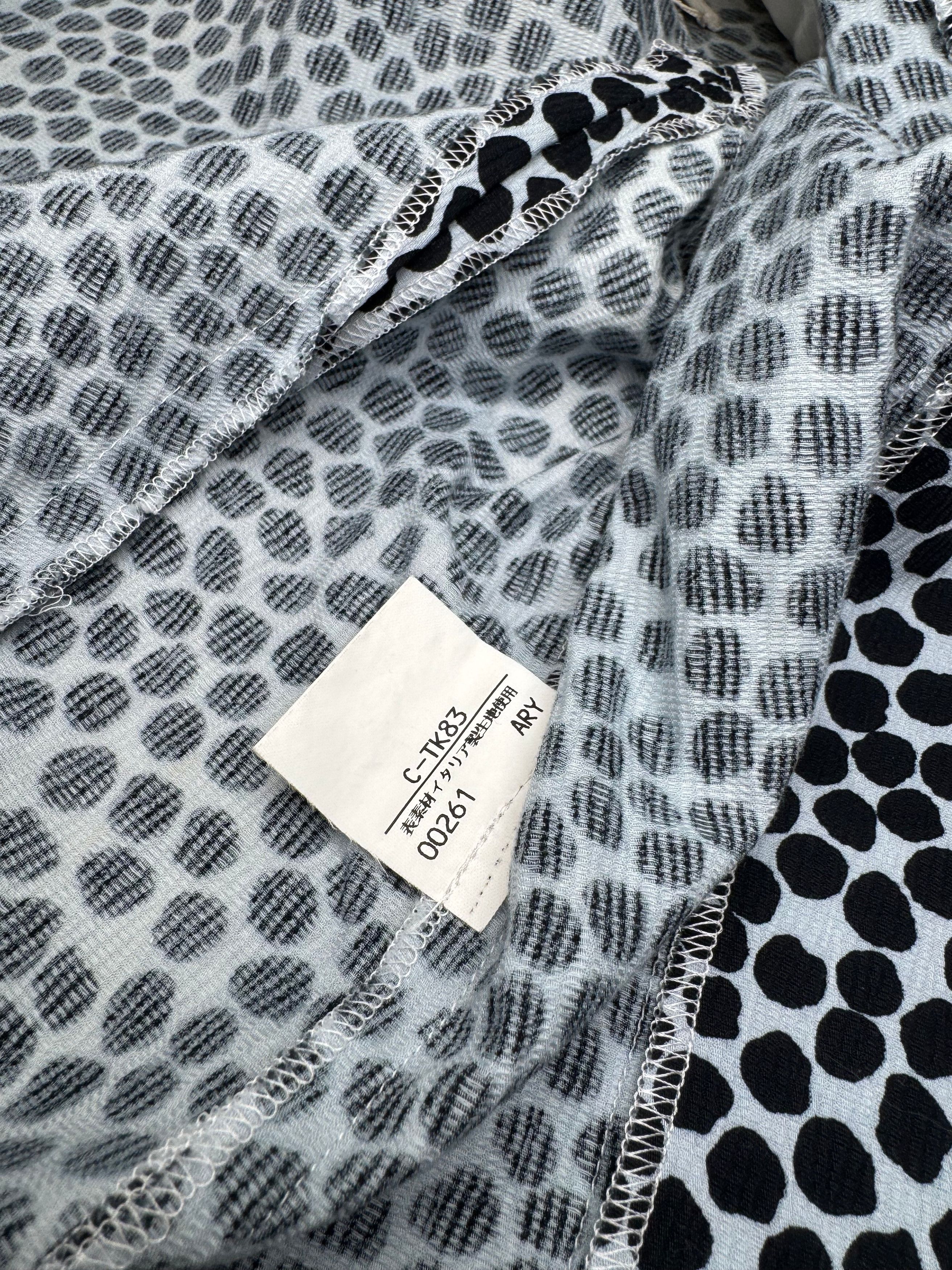 Other Vintage Yves Saint Laurent Canvas Leopard Dress Blue Black 3 Size S / US 4 / IT 40 - 6 Thumbnail