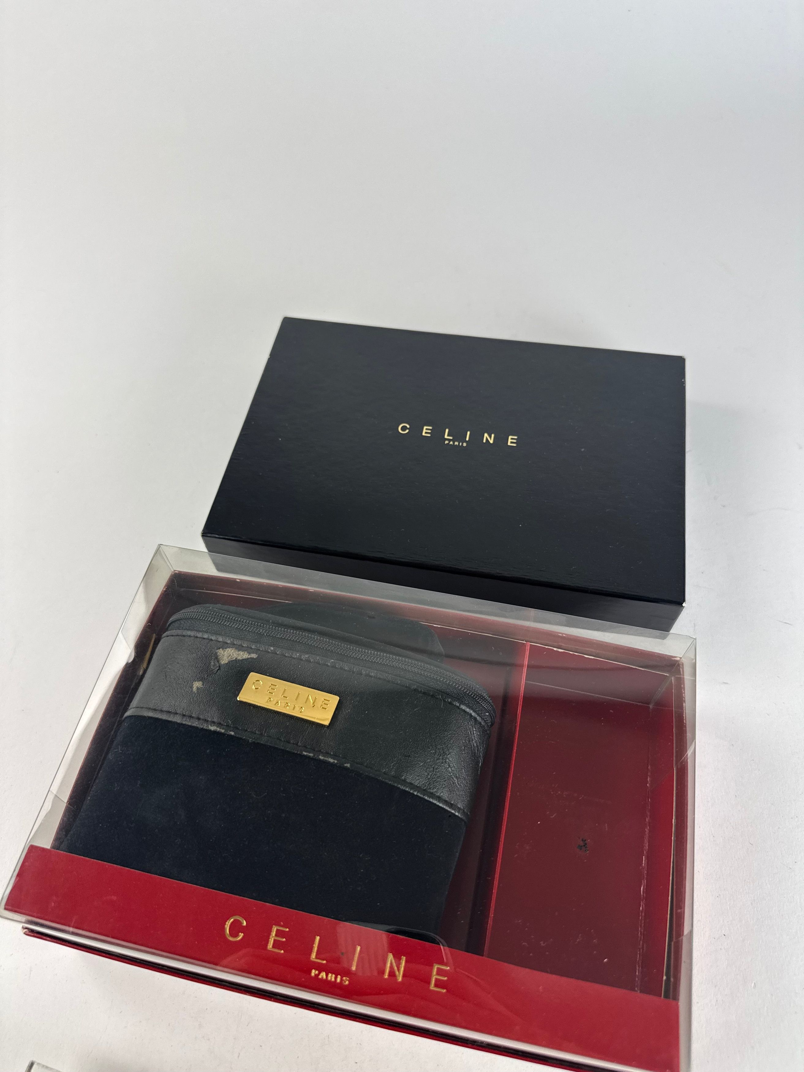 Celine Vintage Paris Mini Canvas Bag Black Size ONE SIZE - 12 Thumbnail
