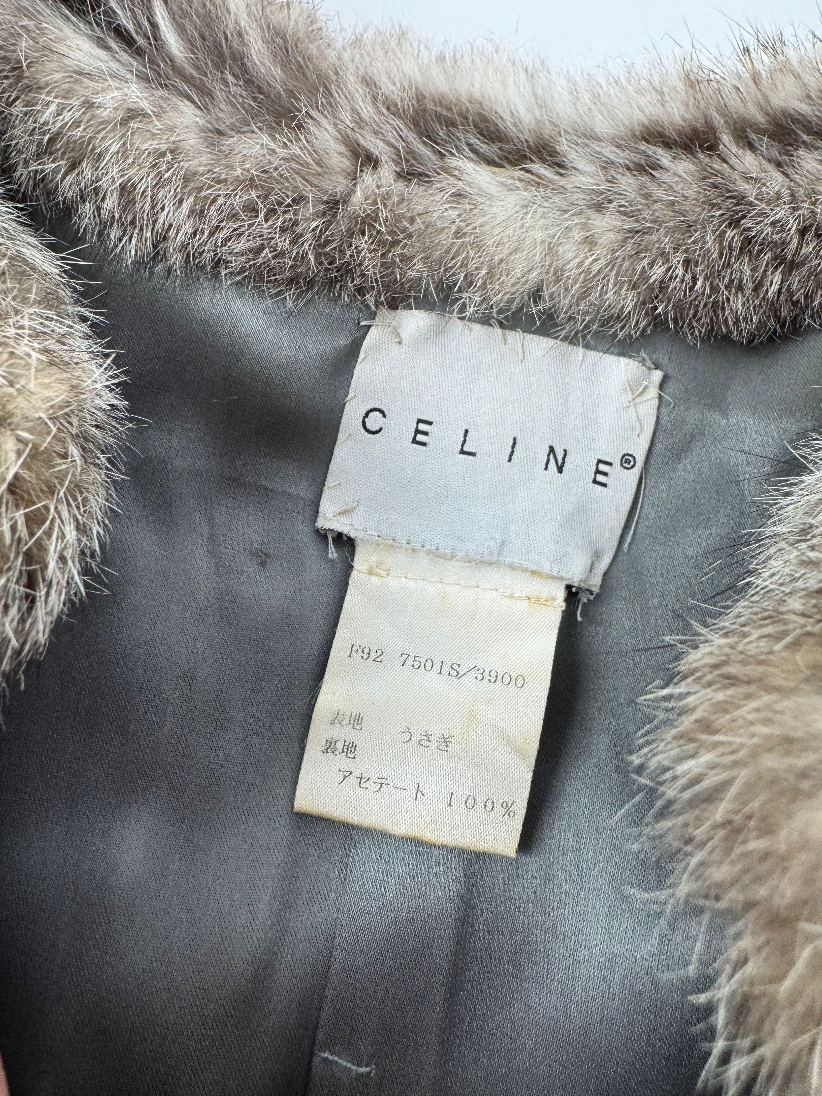 Celine Vintage Paris Fur Top 36/S Size S / US 4 / IT 40 - 6 Thumbnail
